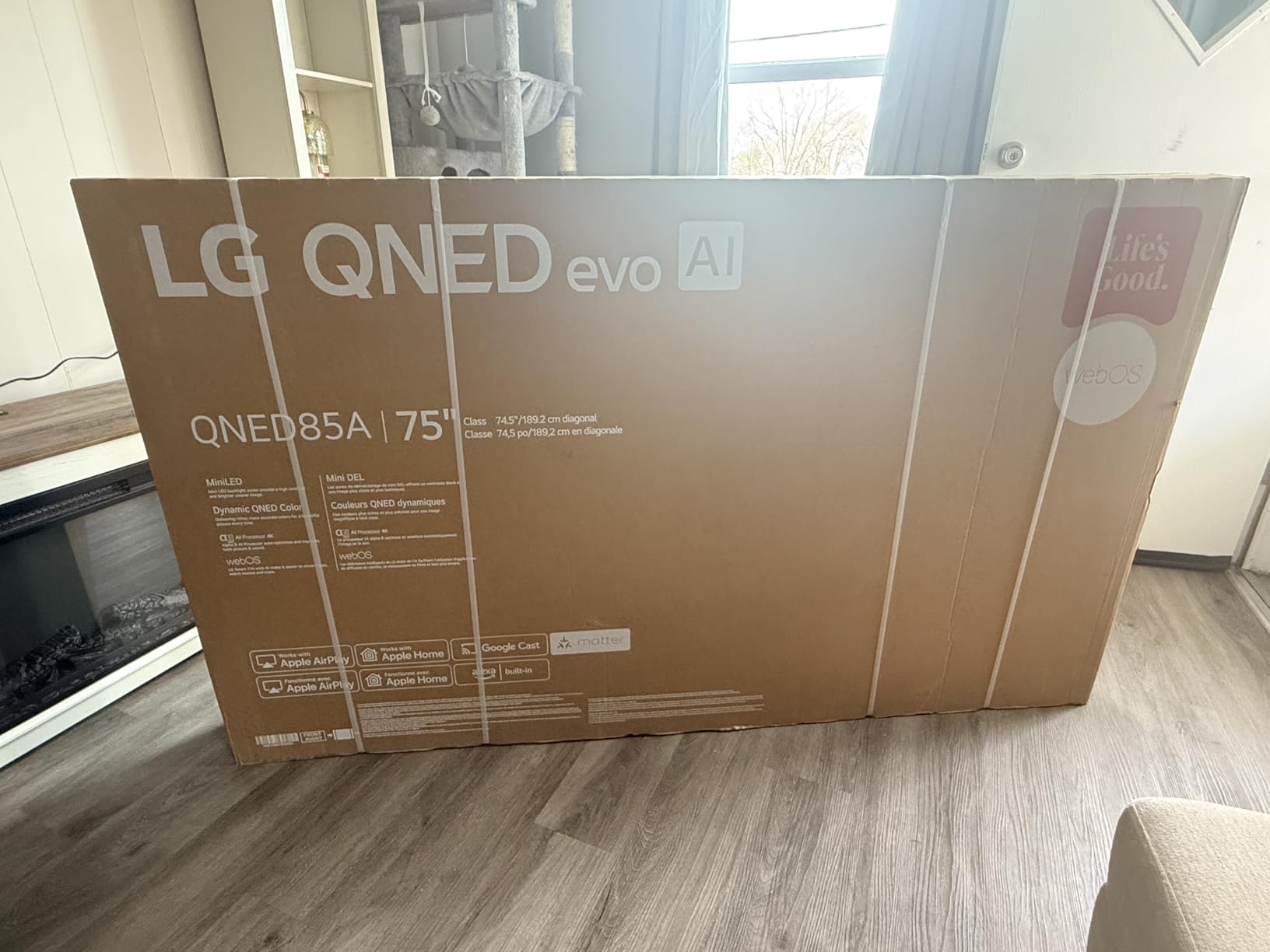 LG 55-Inch Class QNED evo AI QNED85A Series Mini LED 4K Smart TV w/AI Picture, AI Sound, HDR10, AI Super Upscaling 4K, Filmmaker Mode, Wow Orchestra, Alexa Built-in (55QNED85AUA, 2025) customer photo 2