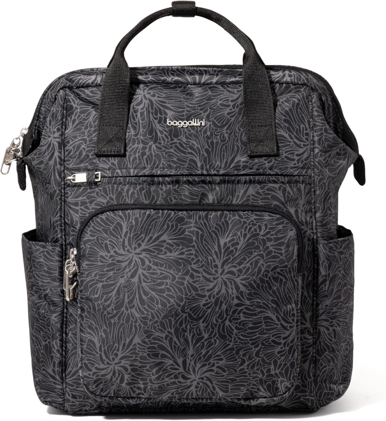 Baggallini Securtex Anti-Theft Windsor Backpack for Travel, Work and College, RFID and Locking Zipper, Up to 16