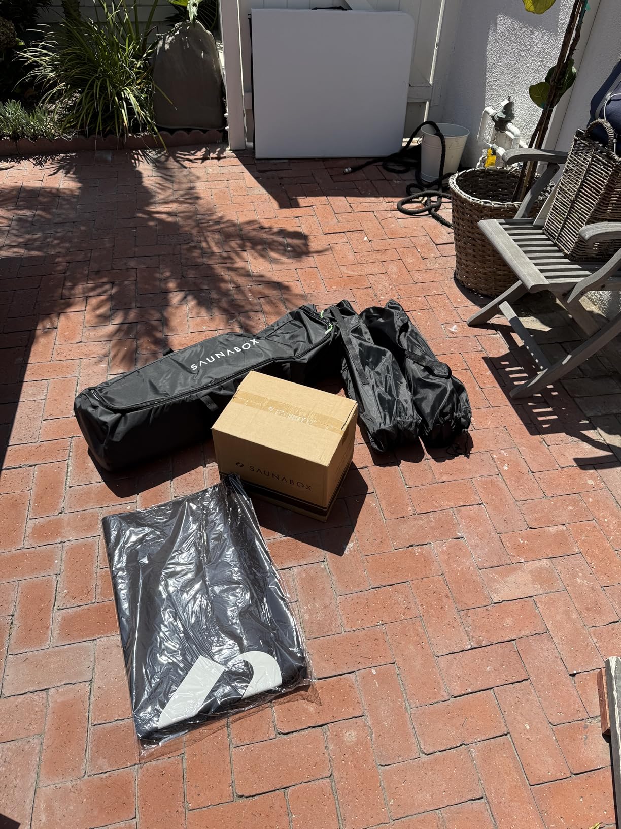 SAUNABOX SmartSteam Kit Pro Portable Steam Sauna | Home Sauna Tent with Chair & Mat | Full Body Steam Therapy for Relaxation & Recovery | VOC-Free Materials customer photo 2
