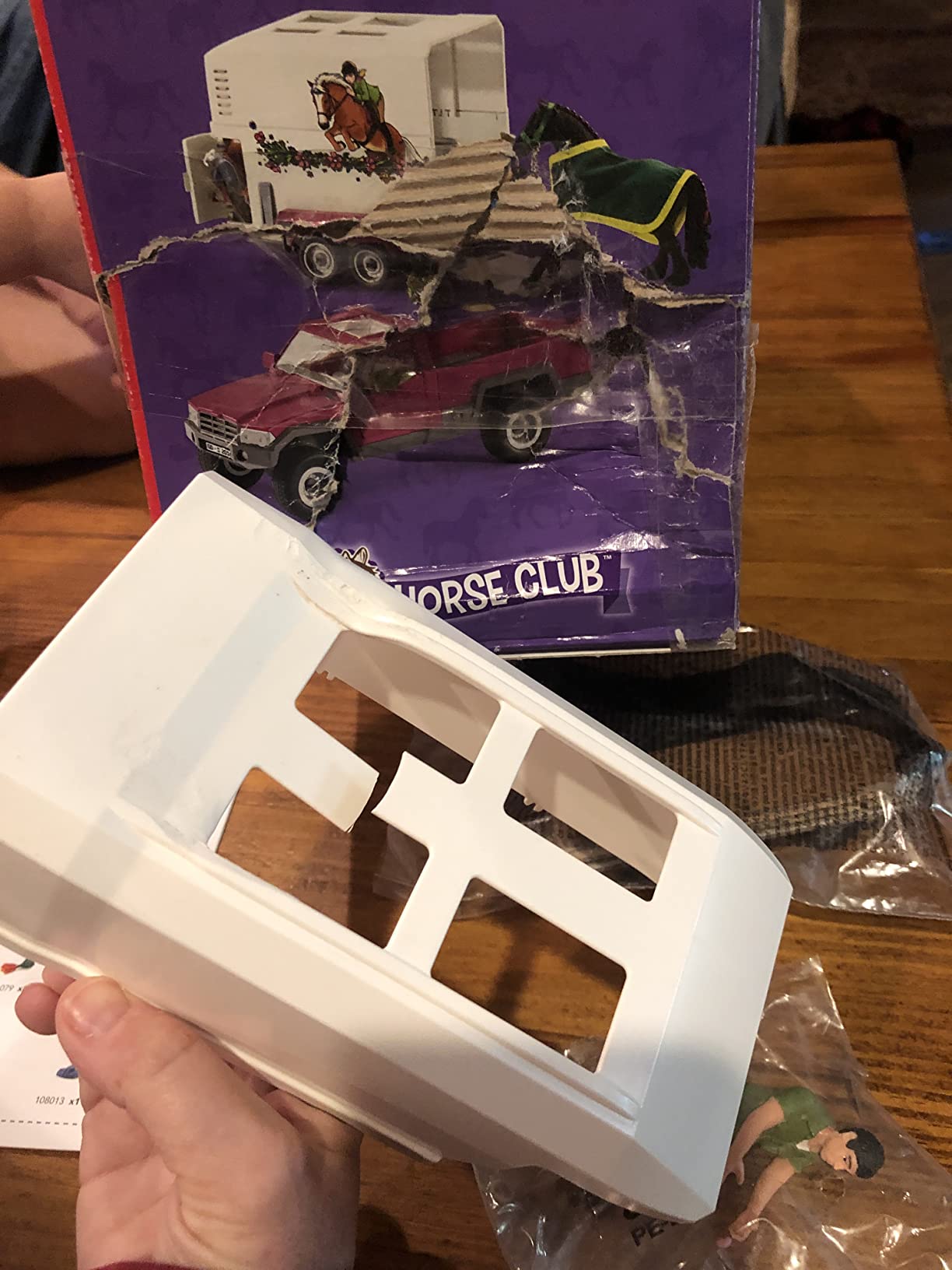 Schleich Horse Club - 119 Pc Lakeside Truck and Trailer Playset With 2 Horse Figurines, 2 Poseable Rider Figures and Accessories - Interactive Play for Girls and Boys - Toys for Kids Ages 5+ | 42705 customer photo 1