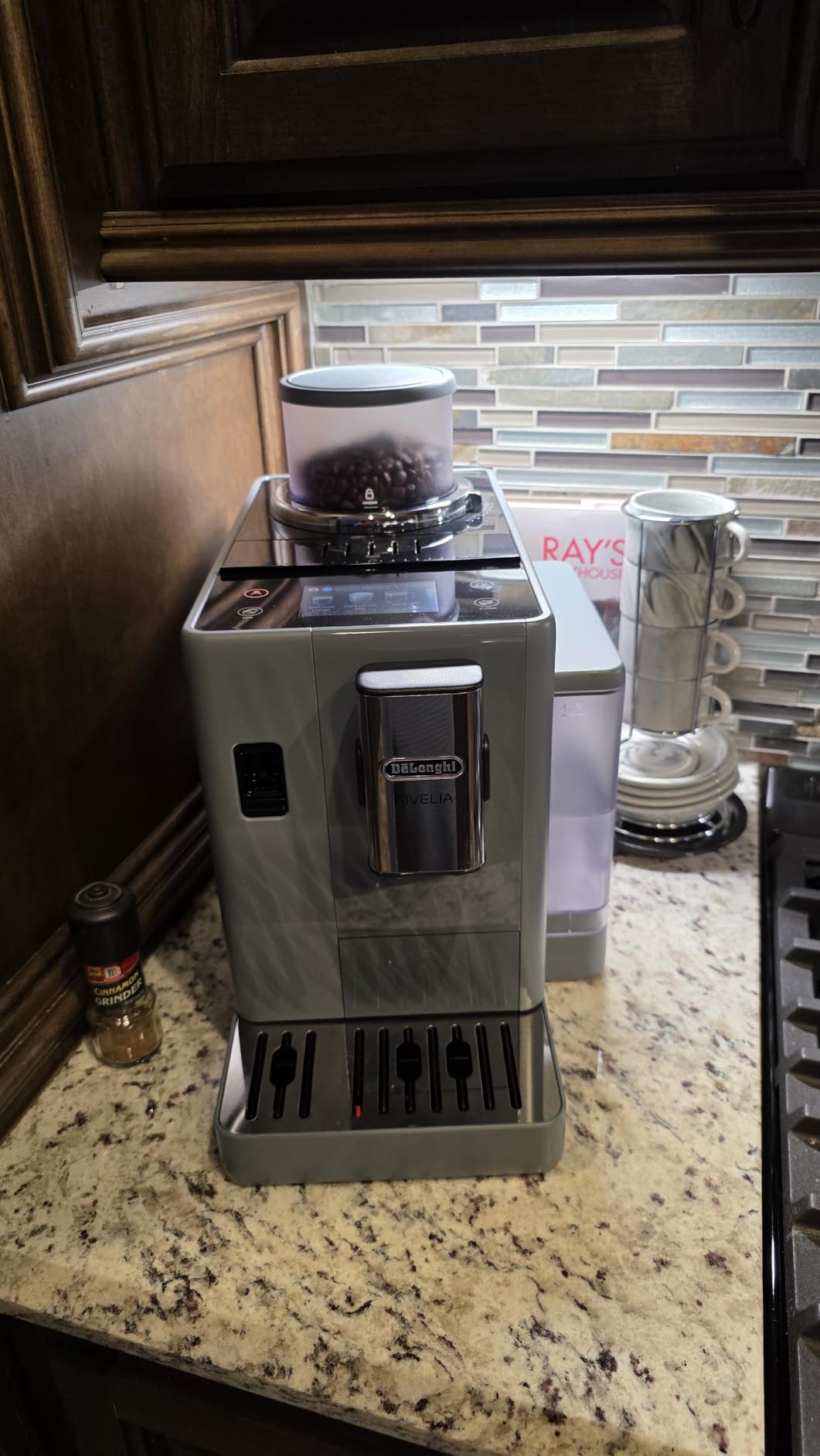 De'Longhi Rivelia Automatic Espresso Machine with Grinder & Milk Frother - All-in-One Coffee Maker customer photo 1