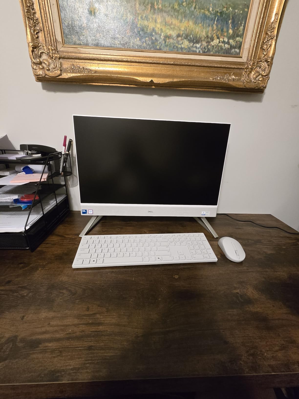 Dell 24 All-in-One Desktop - 23.8-inch FHD Touch Display, Intel Core 5 Processor 120U, 16GB DDR5 RAM, 512GB SSD, Windows 11 Home, Onsite Service - White customer photo 2
