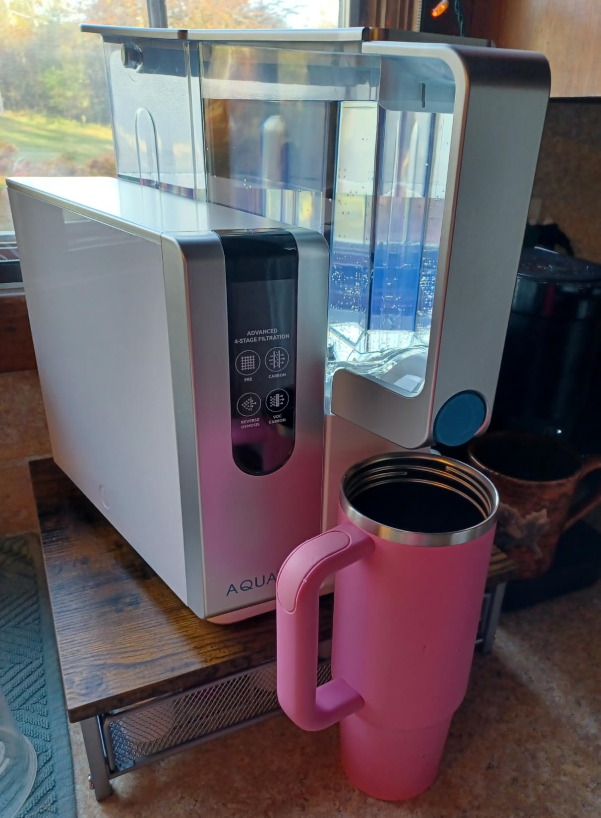 AquaTru Water Purification Unit - Certified NSF/ANSI Standards, Removes 84 Contaminants, No Plumbing Required, Cost-Effective, Environmentally Friendly customer photo 2