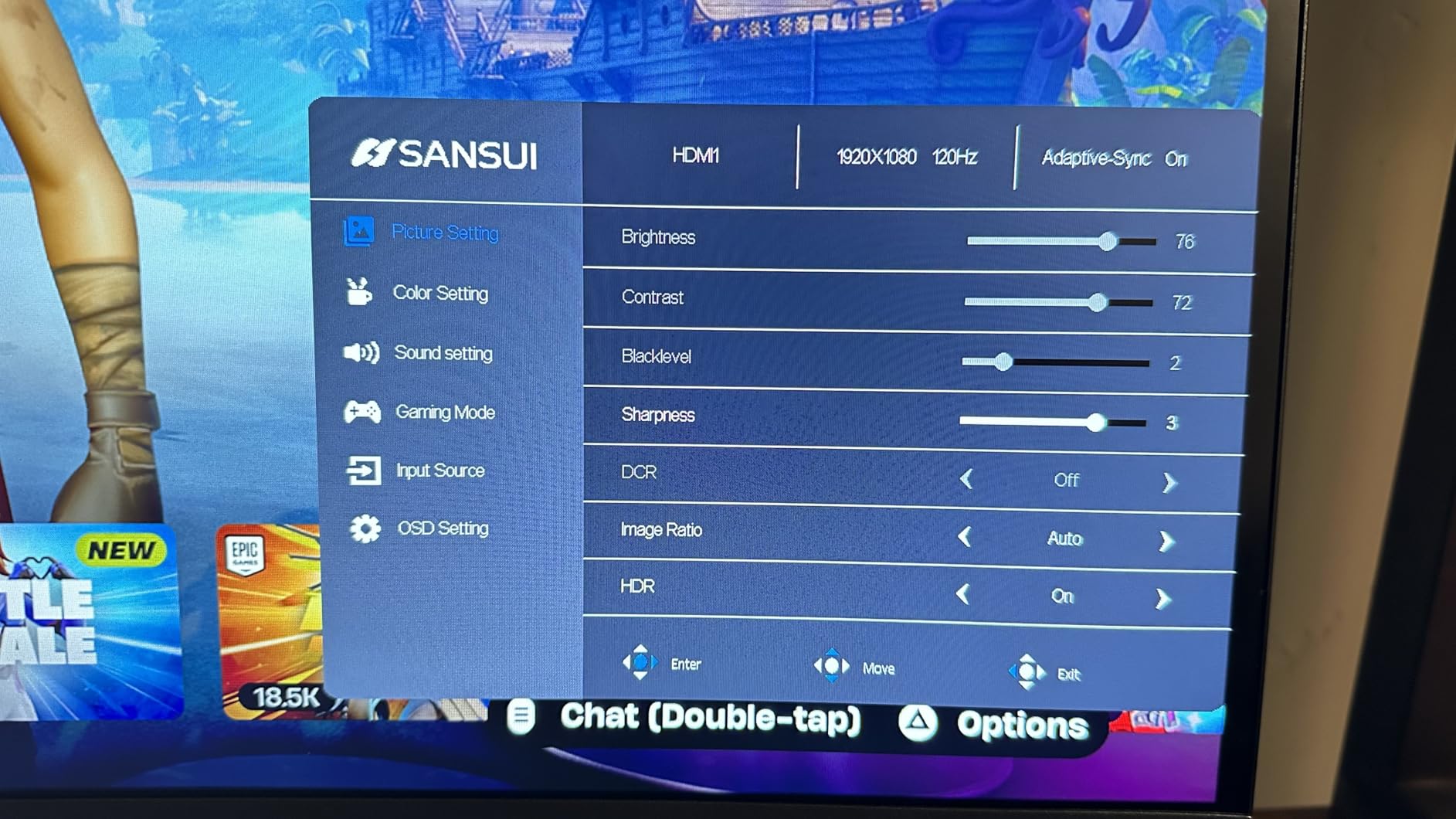 SANSUI 27 Inch Curved 240Hz Gaming Monitor FHD 1080P, 1500R Curve Computer Monitor, 130% sRGB, 4000:1 Contrast, HDR, FreeSync, MPRT 1Ms, Low Blue Light, HDMI DP Ports, Metal Stand, DP Cable Incl. customer photo 2