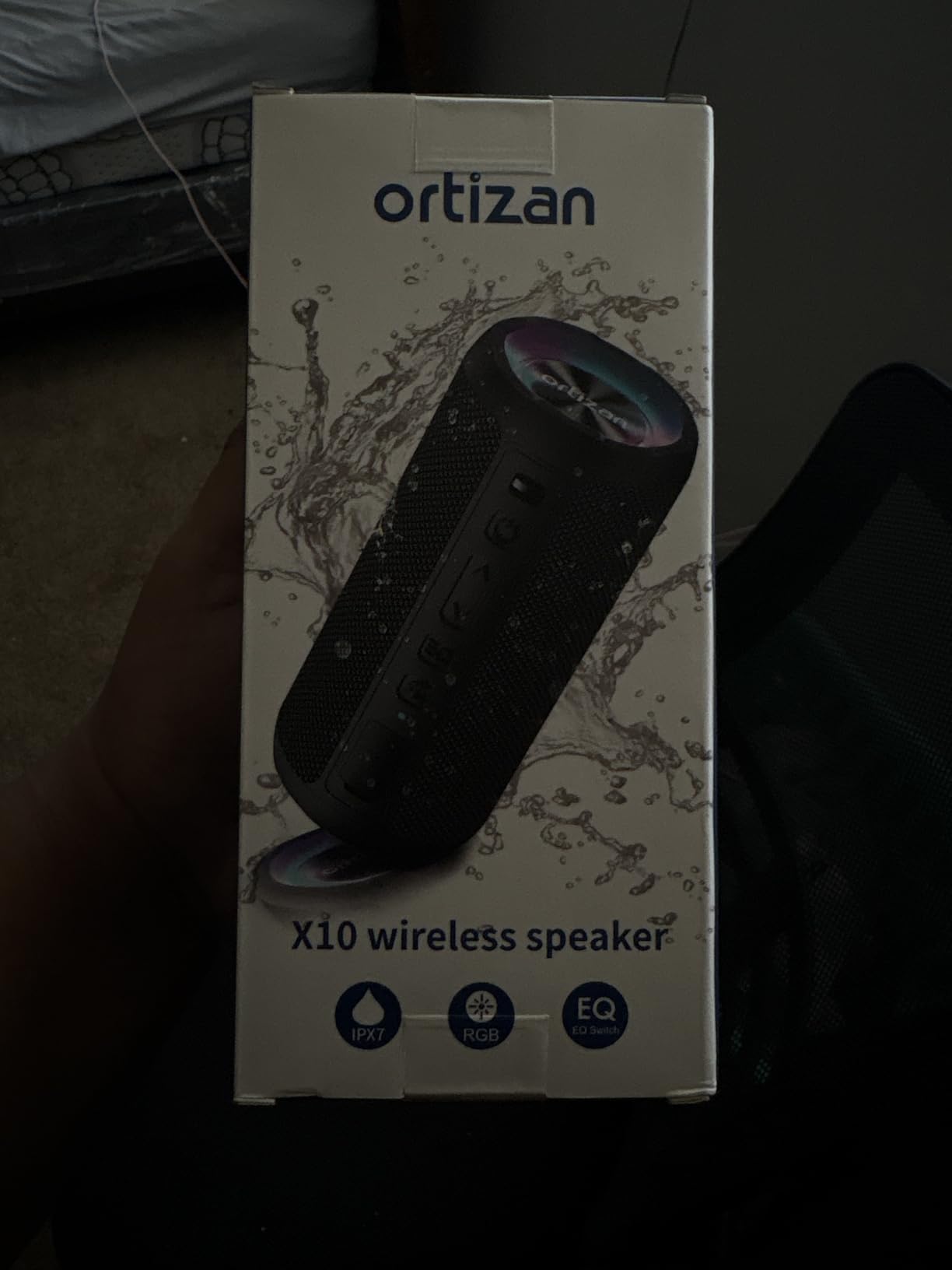 Ortizan Wireless Portable Bluetooth Speaker, IPX7 Waterproof, Dustproof and Rustproof, Powerful 24W Sound, Enhanced Bass, 30-Hour Battery, 360° Party Light customer photo 1