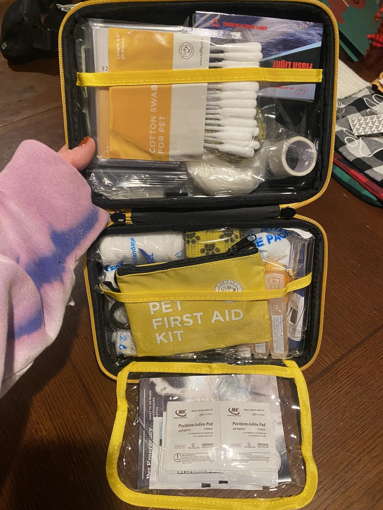 Dog and Cat First Aid Kit - Vet Approved, 74 Essential Items Pet Emergency Kit Accessories for Car, Travel, Hunting, Hiking & Camping Gear with Mini Pouch for Home, Office & Outdoor Adventures customer photo 1