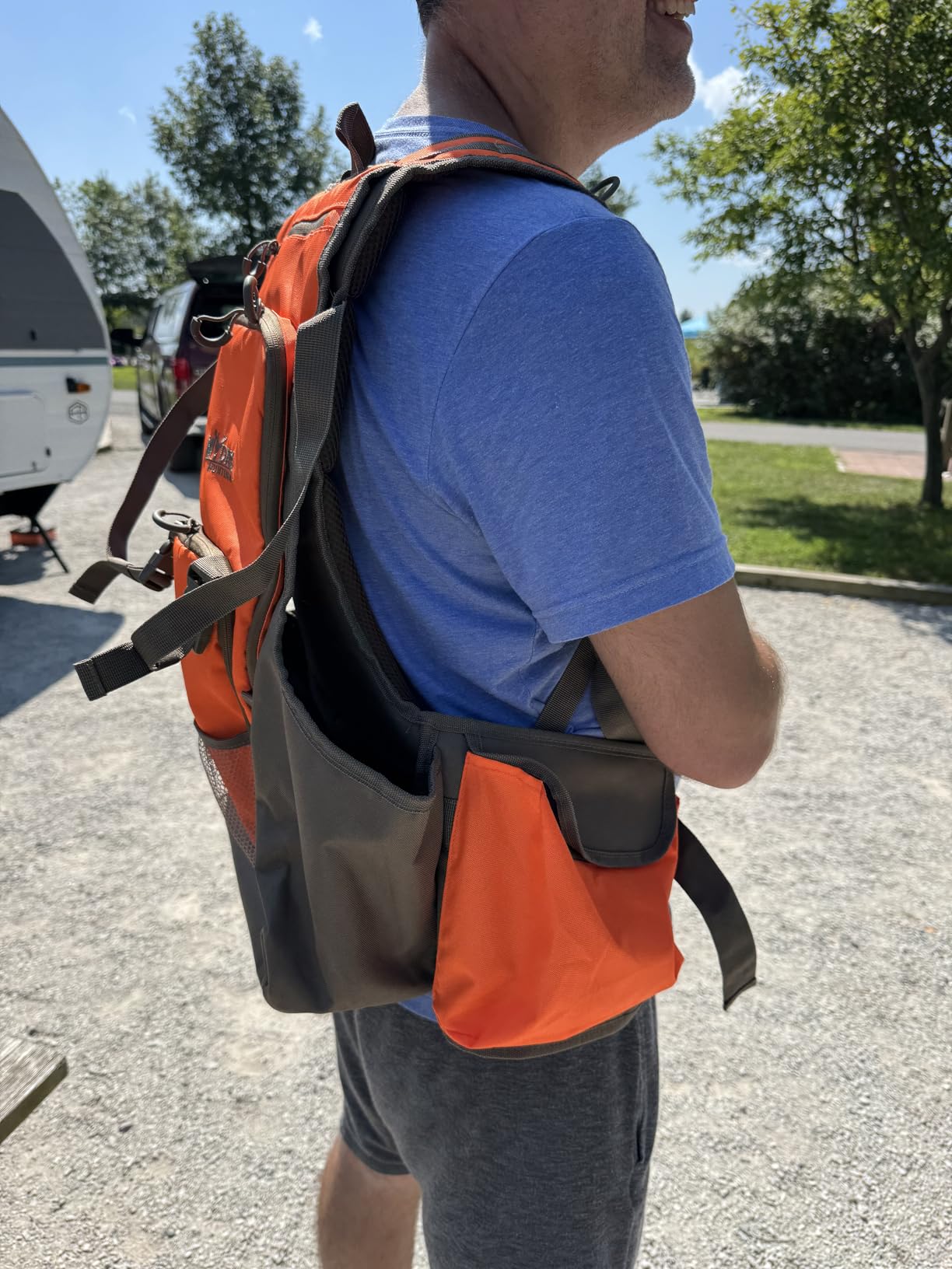 MYDAYS Upland Bird Vest Backpack, Hunting Tactical Vest with Game Pouch and Pockets for Outdoor Bird Hunting customer photo 2
