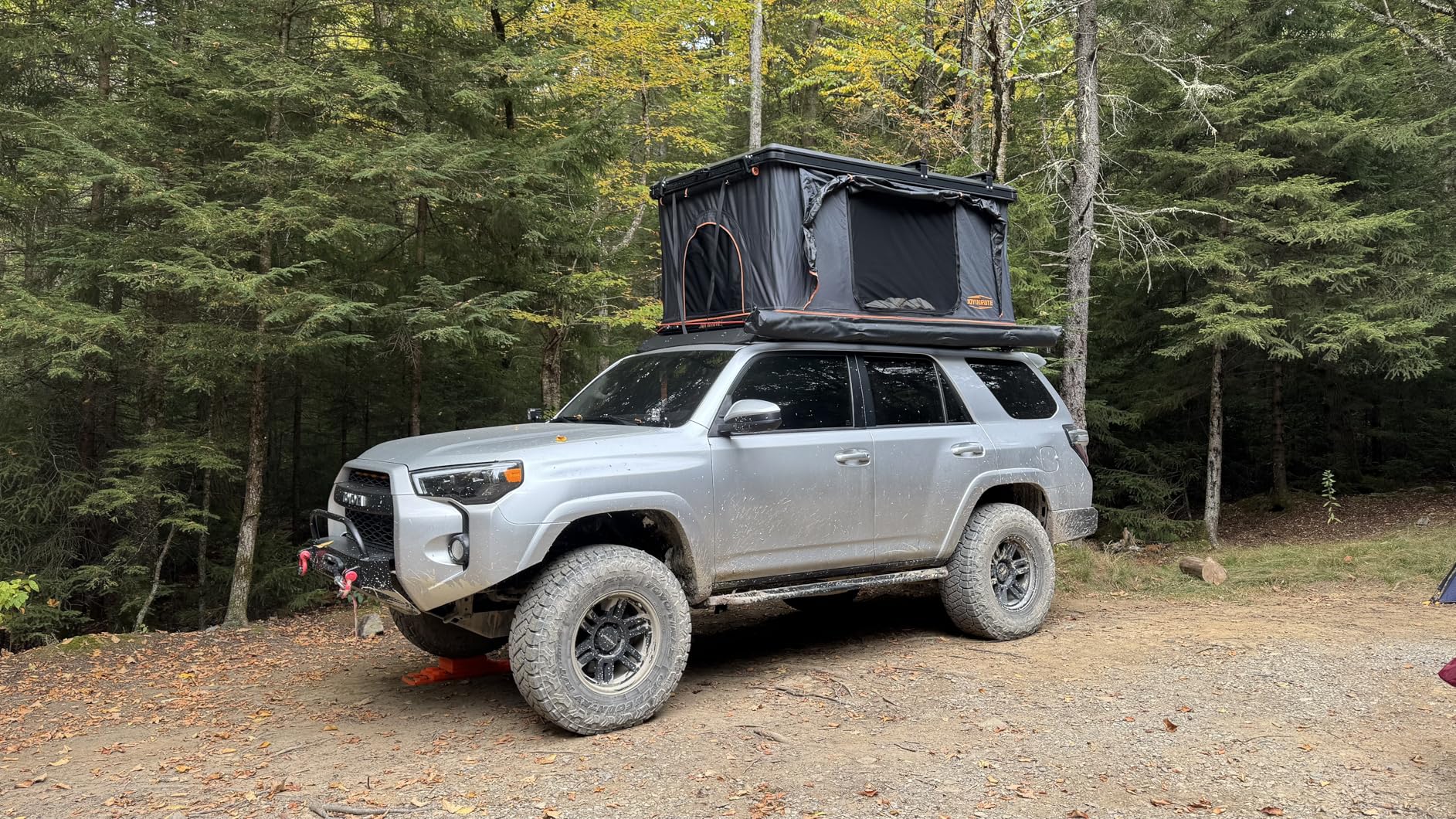 Rooftop Tent Hard Shell, Aluminum Pop Up 2-3 Person Roof Top Hardshell for Camping Truck Van Suitable for Jeep SUV Car customer photo 1