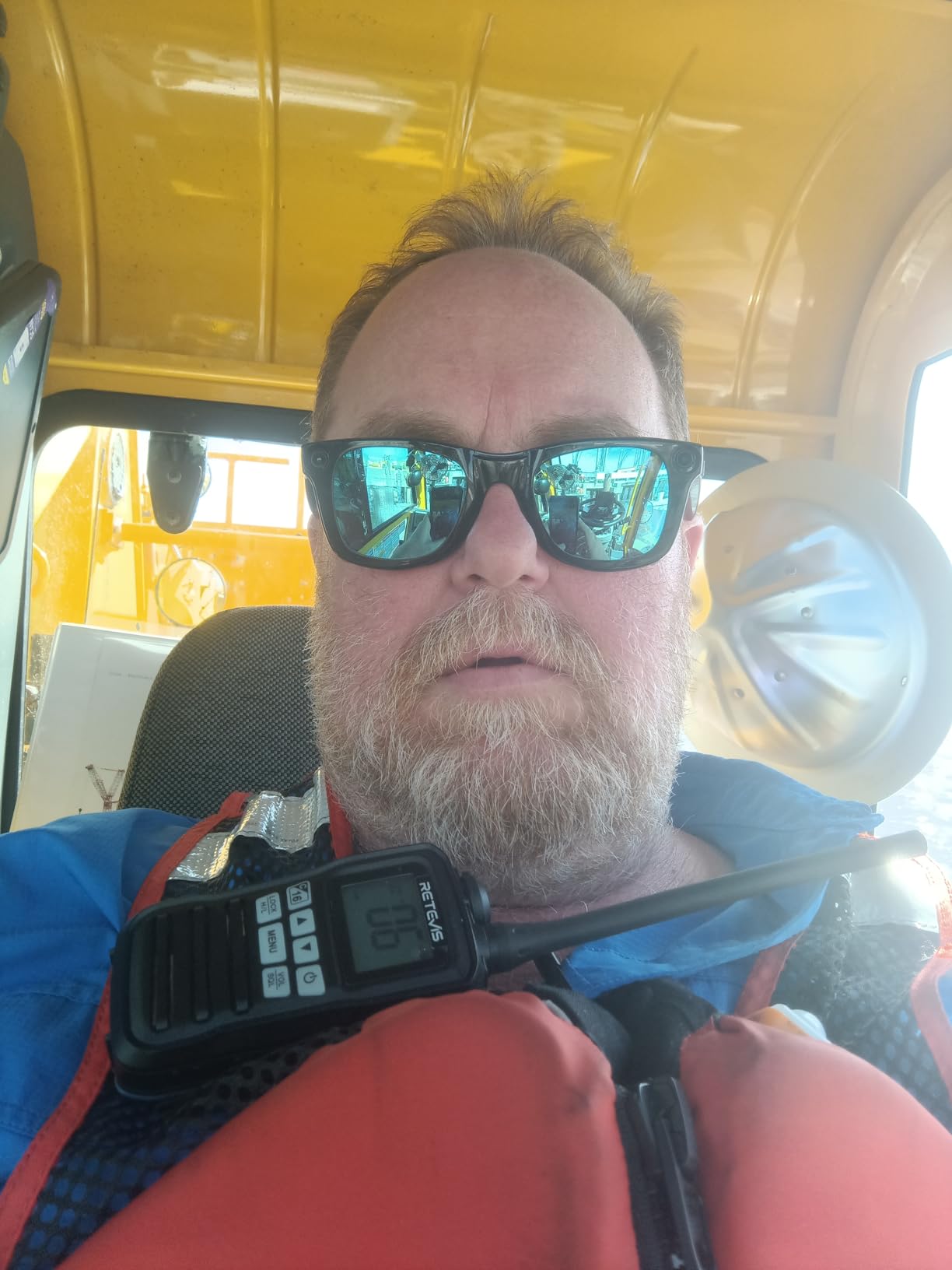 Retevis RM01P Marine Radio, RM01 Enhanced, IP67 Floating VHF Radio Handheld, 1750mAh, Type-C, NOAA, 88 Global Channels, USB-C, Lightweight & Portable Maritime Radio, for Coastal Fishing Kayaking(1Pack) customer photo 1