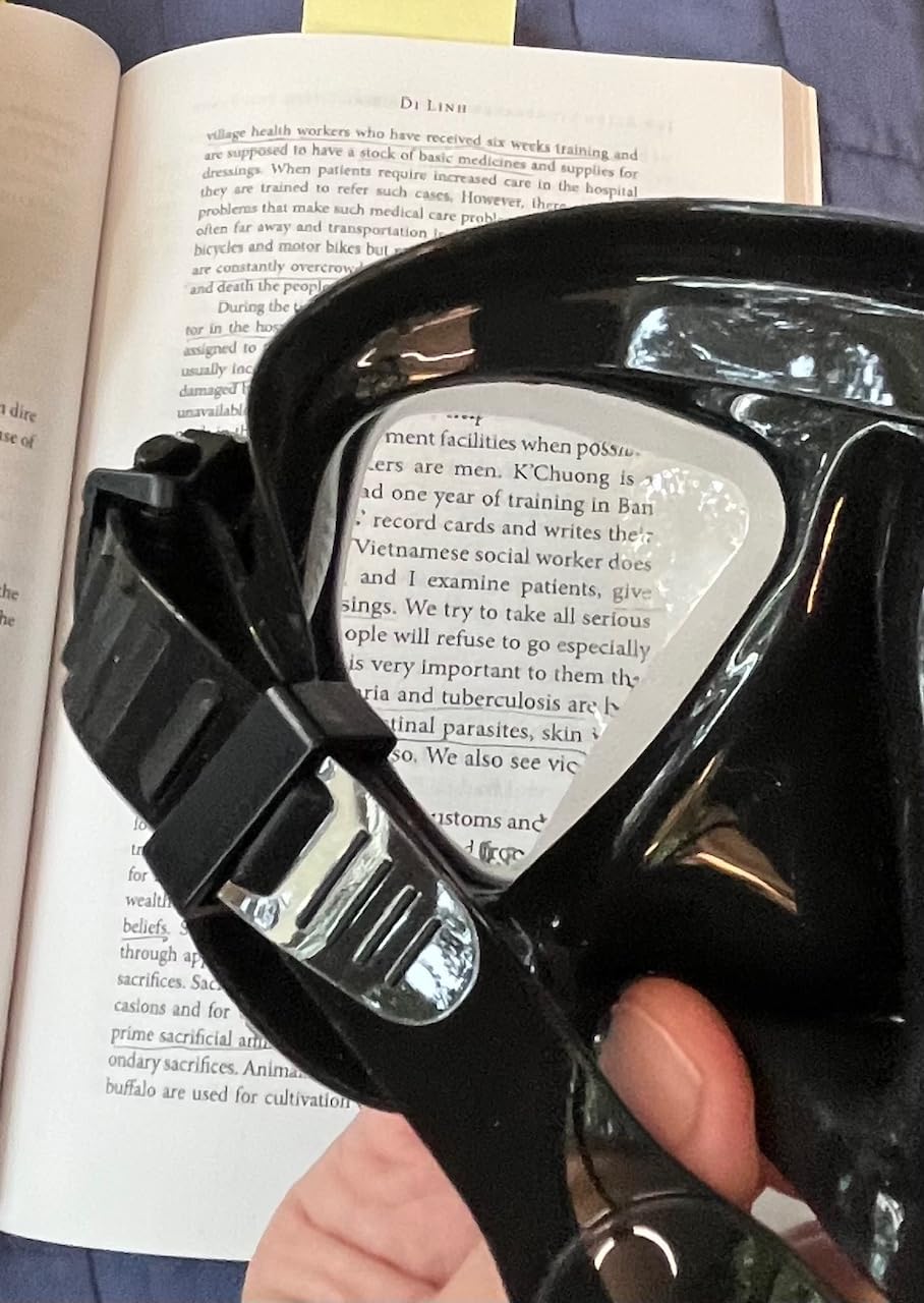 +2.0 to +5.0 Hyperopia Diving Mask Farsighted with Tempered Glass Lenses, Gear for Men Women customer photo 1