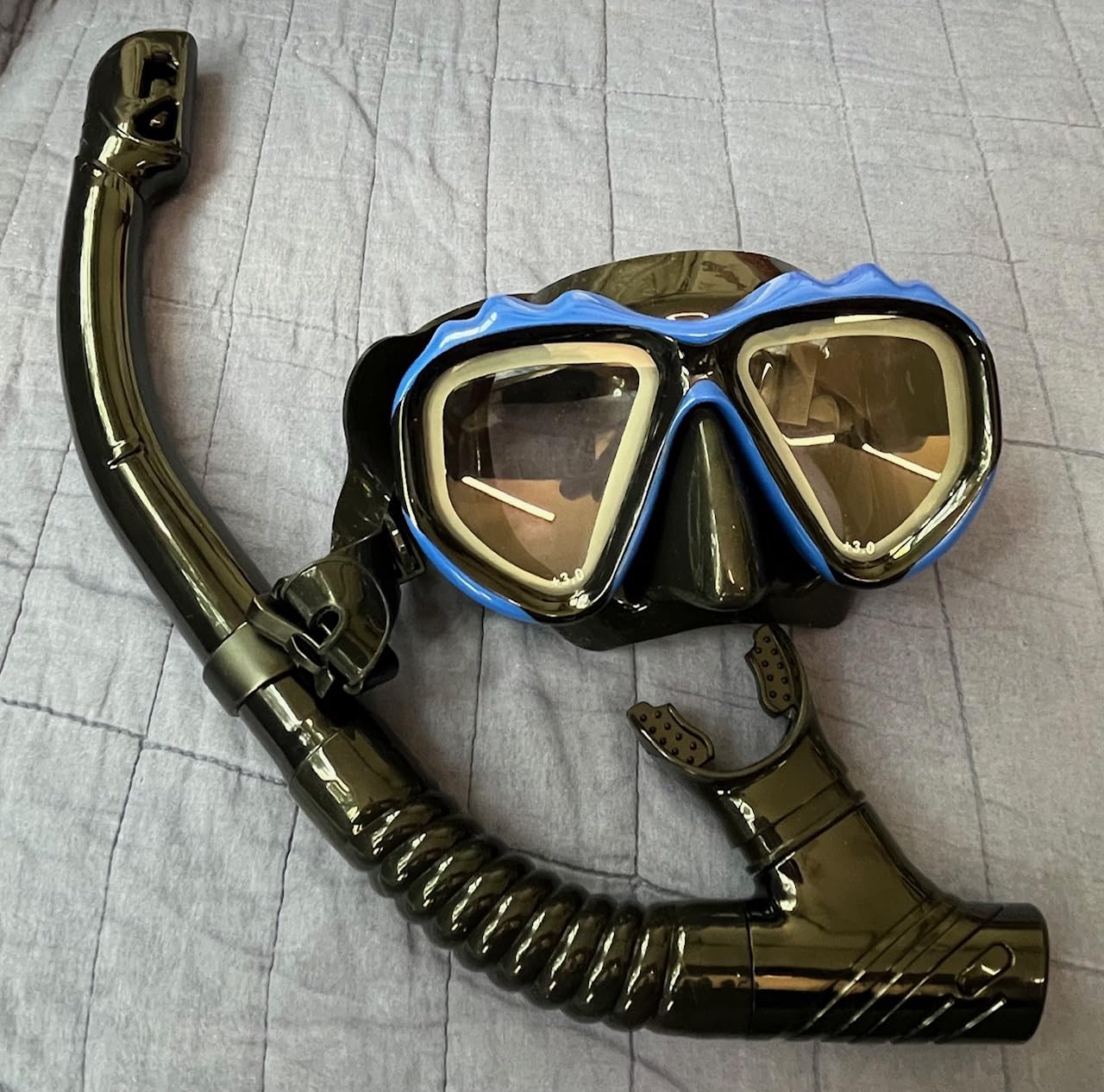 +2.0 to +5.0 Hyperopia Diving Mask Farsighted with Tempered Glass Lenses, Gear for Men Women customer photo 2