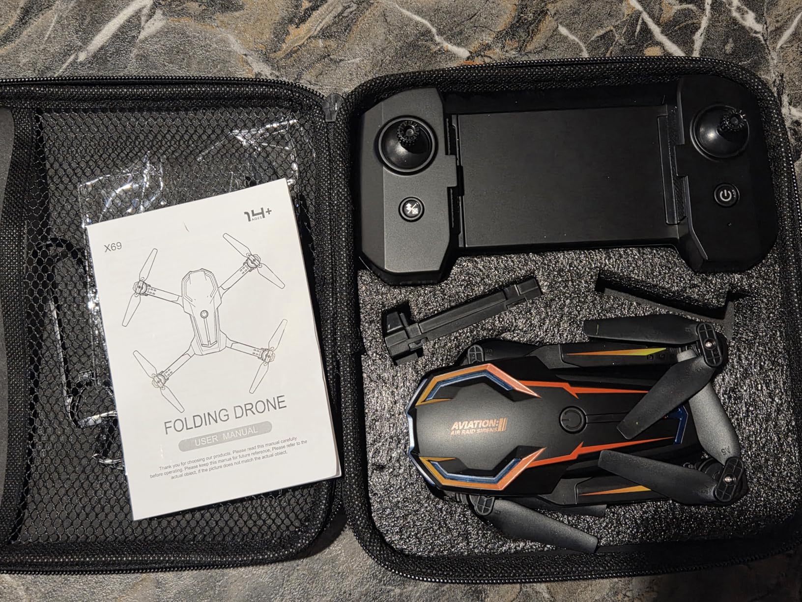 Drone with Camera for Adults, 2K HD FPV Drones with Upgrade Altitude Hold, One-Key Take Off/Landing, Speed Adjustment, Headless Mode, 2 Batteries, Toys Gifts for Teen Boys Girls, Beginner customer photo 2