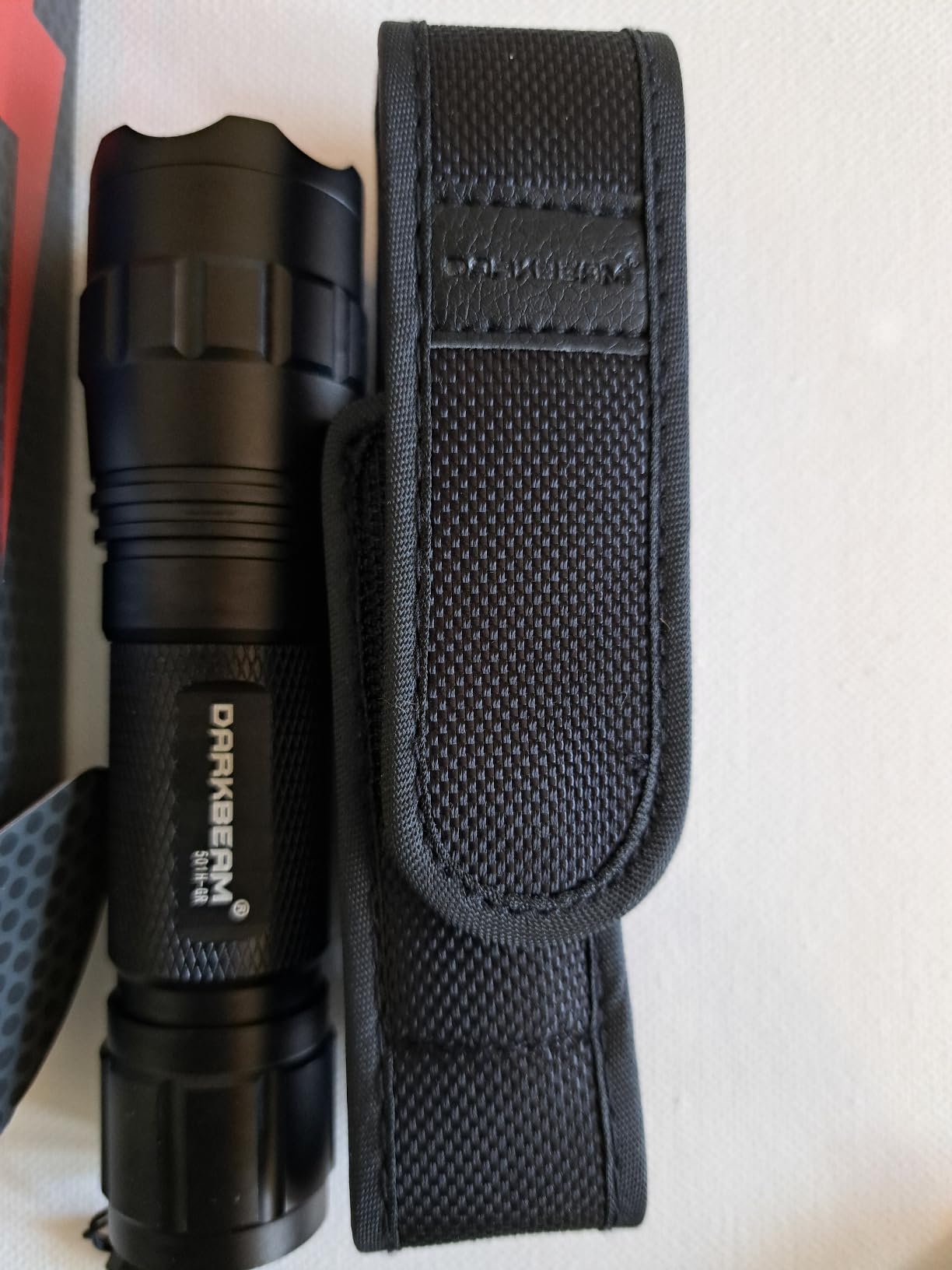 DARKBEAM Red Light LED Flashlight Tactical USB Rechargeable Stepless Dimming for Astronomy, Stargazing customer photo 1