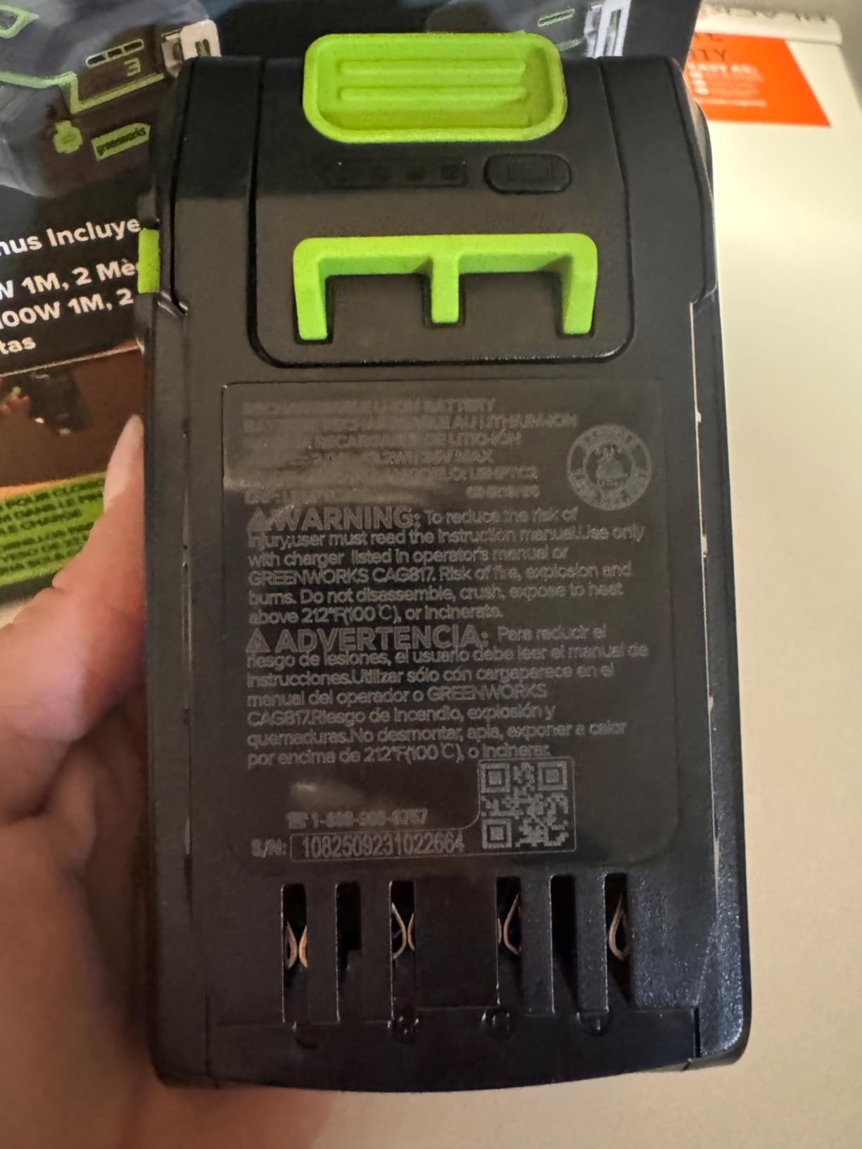 Greenworks 24V Cordless Brushless 400 in-lbs Drill/Driver+1950 in-lbs Impact Driver Combo,High Torque, Lightweight, (2) 2.0Ah USB-C Batteries(12,000mAh Power Bank) and 65W USB-C Fast Charger(3-Port) customer photo 1