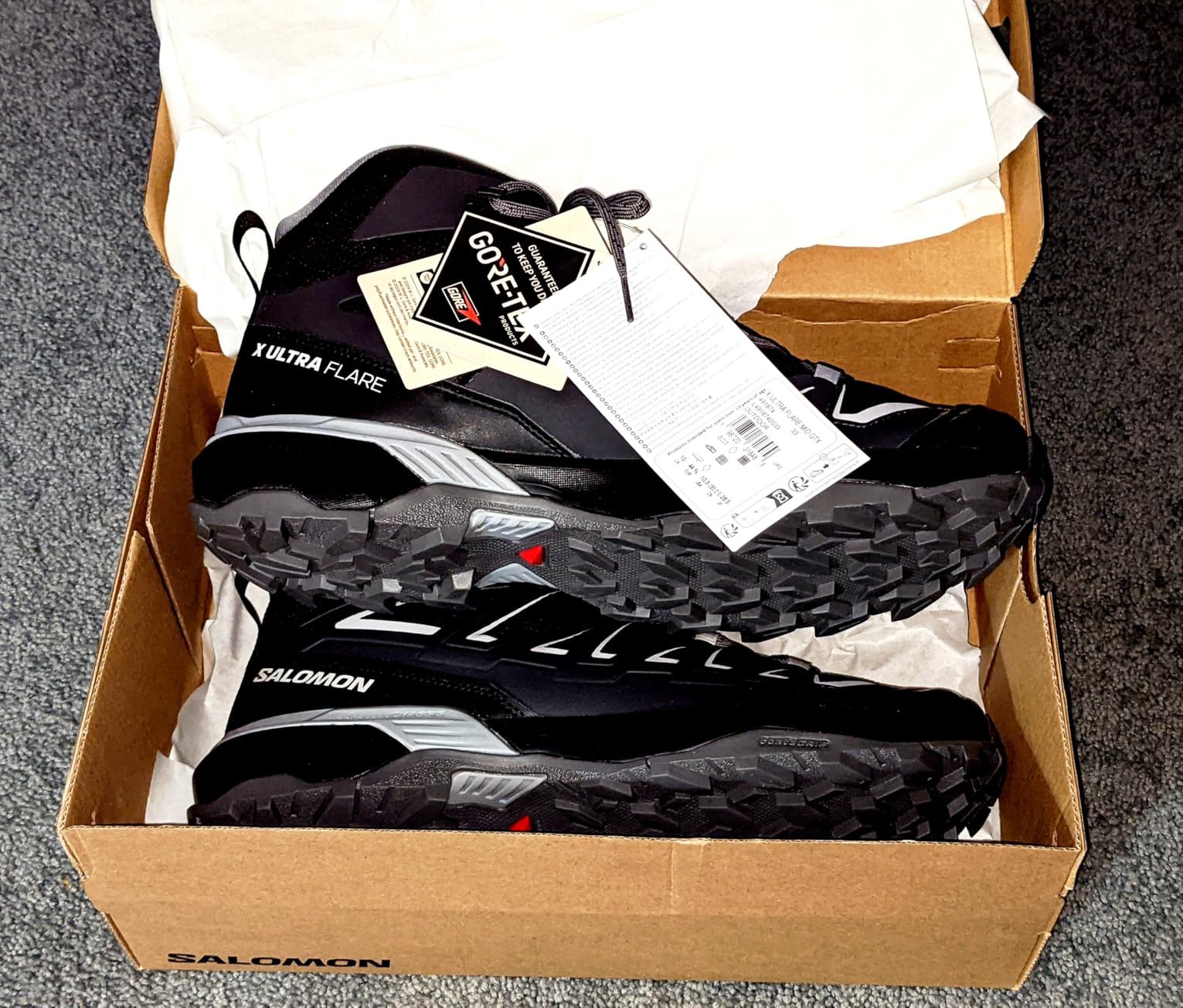 Salomon Men's X Ultra Flare Mid Gore-Tex Hiking Shoe customer photo 2