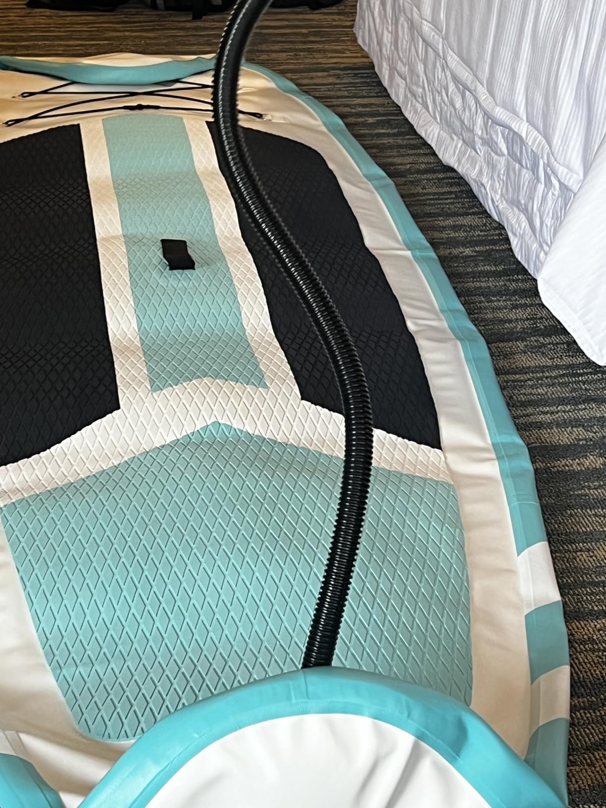 Sweetcrispy Inflatable Stand Up Paddle Board with Premium SUP Paddleboard Accessories, 2-in-1 Paddle customer photo 2