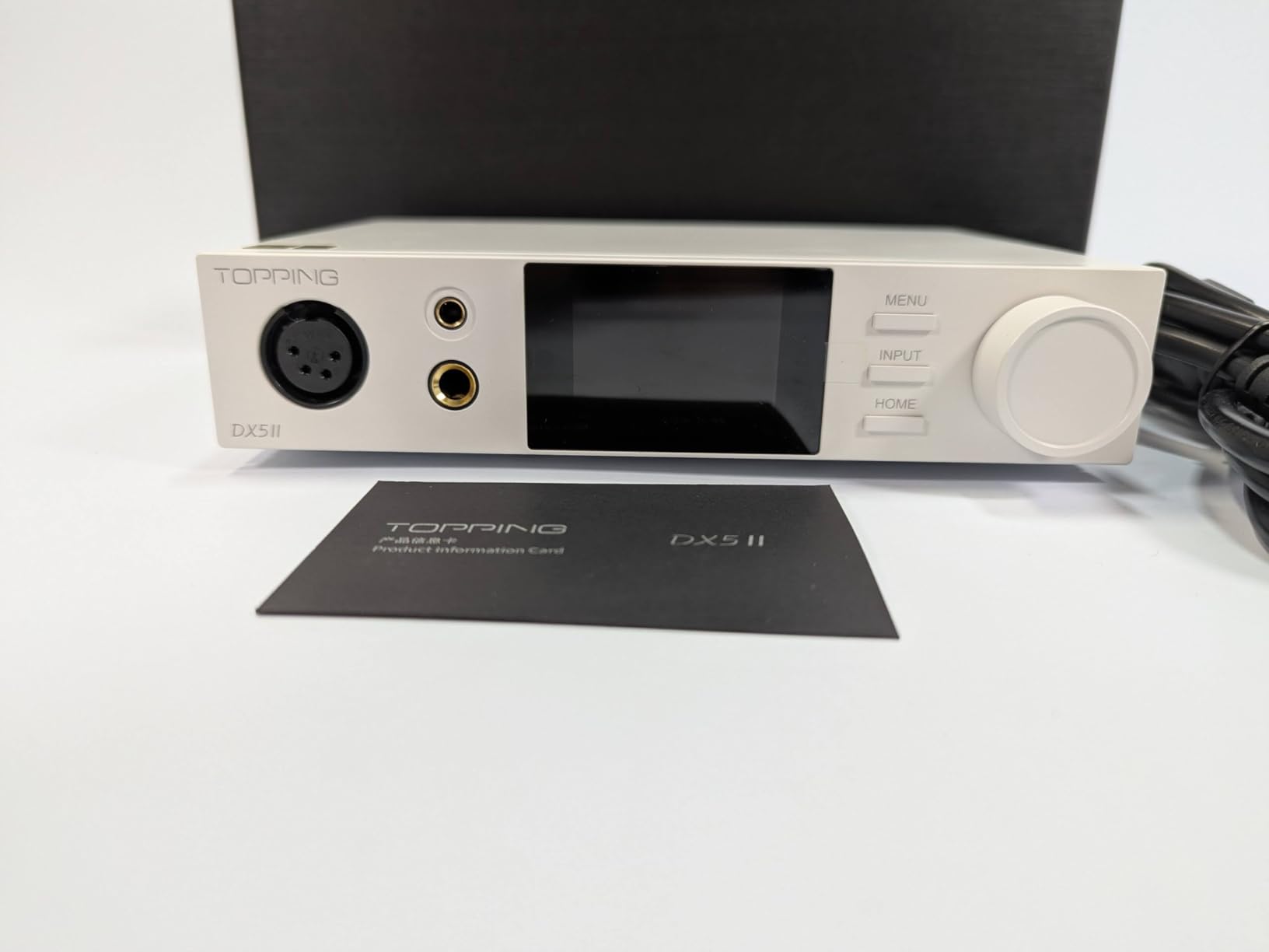 TOPPING DX5 II Hi-Res DAC and Headphone Amp Combo - Dual ES9039Q2M, X-Hybrid Amp, 10-Band PEQ, LDAC Bluetooth 5.1, 4.4mm Balanced and 6.35mm Headphone Output, Preamp Mode, 12V Trigger (White) customer photo 2