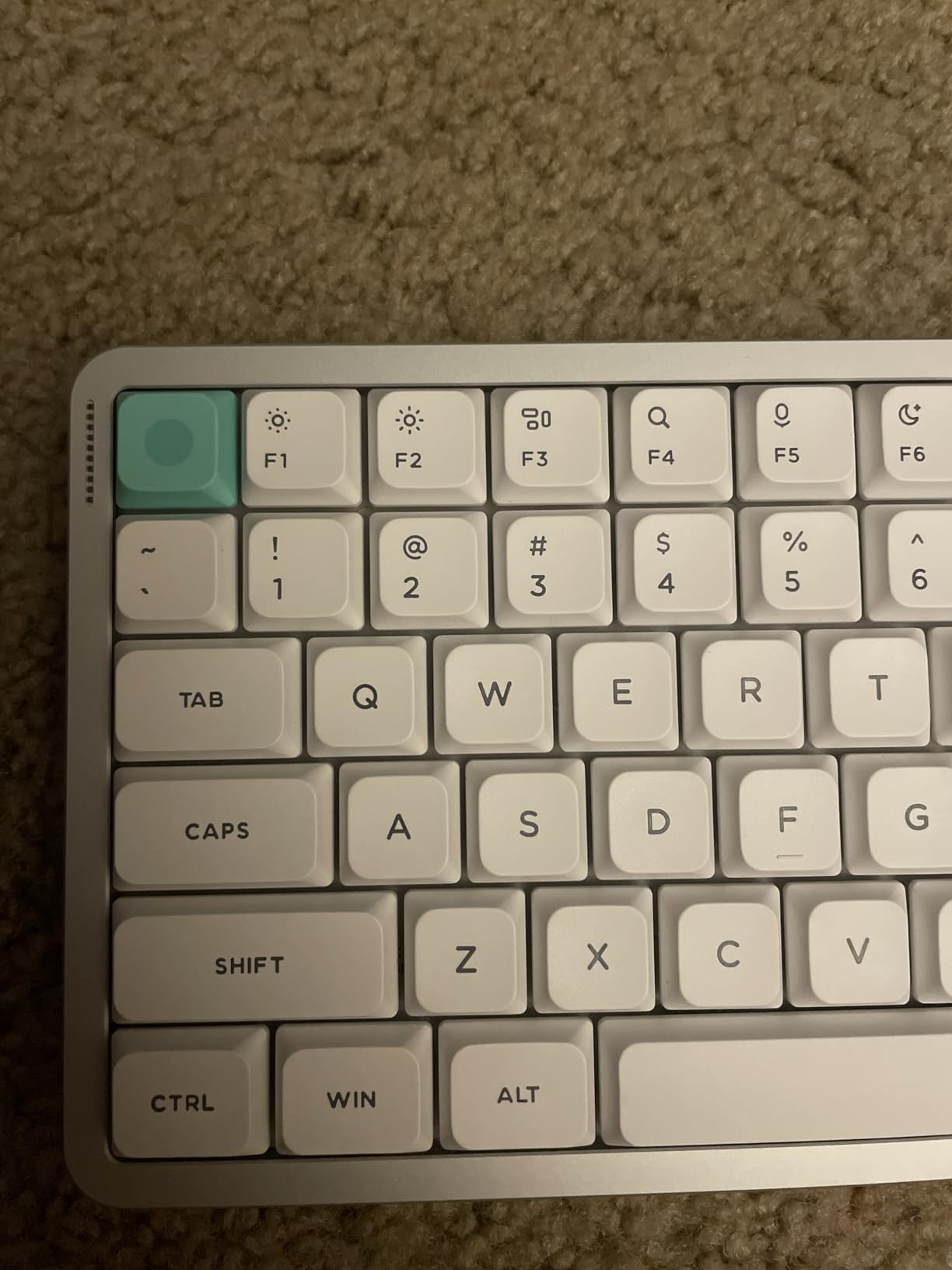 NuPhy Air75 V3 Hot Swappable Wireless Mechanical Keyboard, 84 Keys 75% Custom Low Profile Keyboard with Knob, RGB Backlit, Gasket Mounted, Support Bluetooth/2.4GHz/USB-C, White-Brown Nano customer photo 1