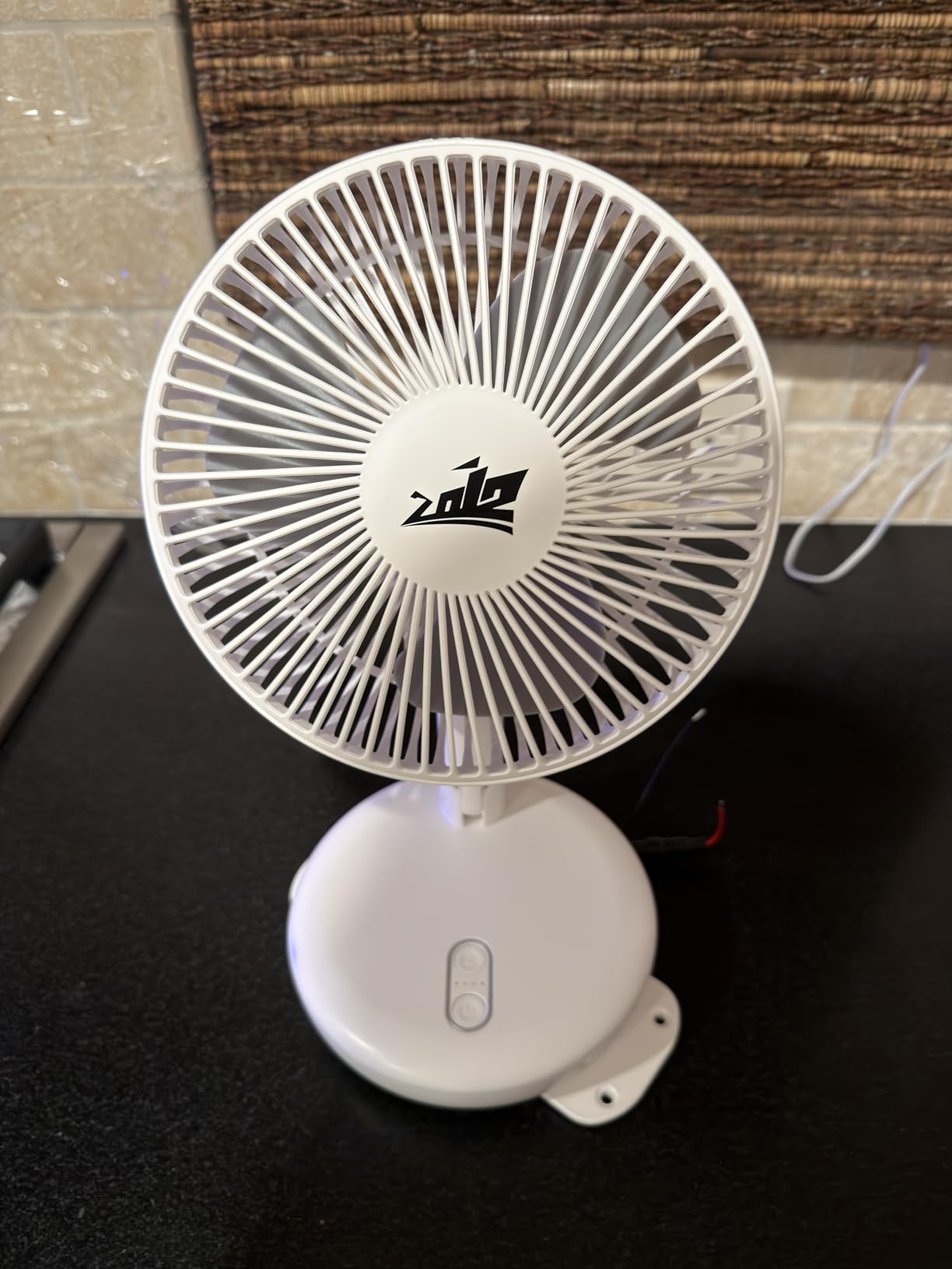 ZOIZ 12V RV Wall Mount Fan, Quiet Oscillating Air Circulator with Timer customer photo 1