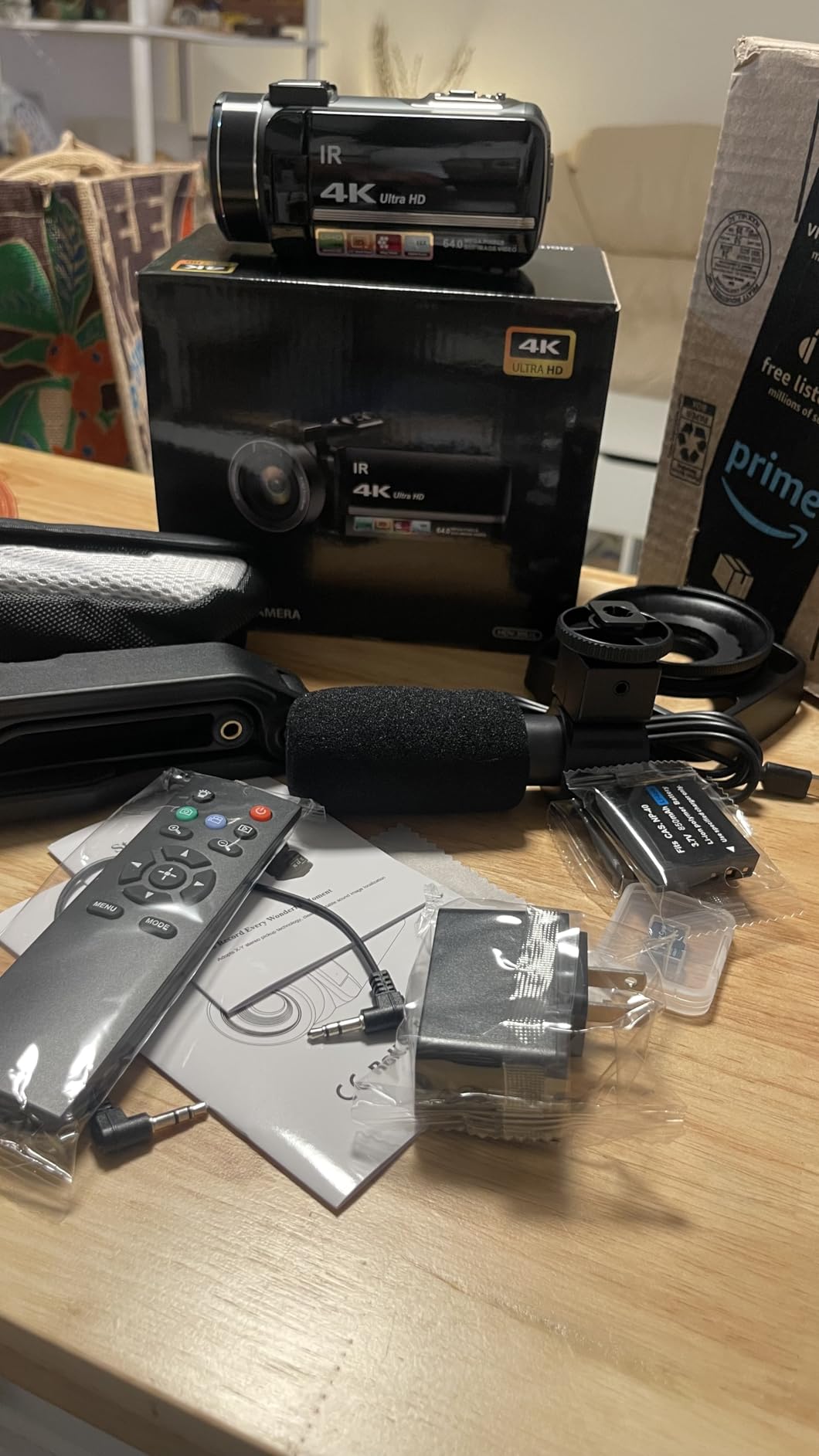 4K Video Camera Camcorder 64MP Vlogging Camera for YouTube 3.0