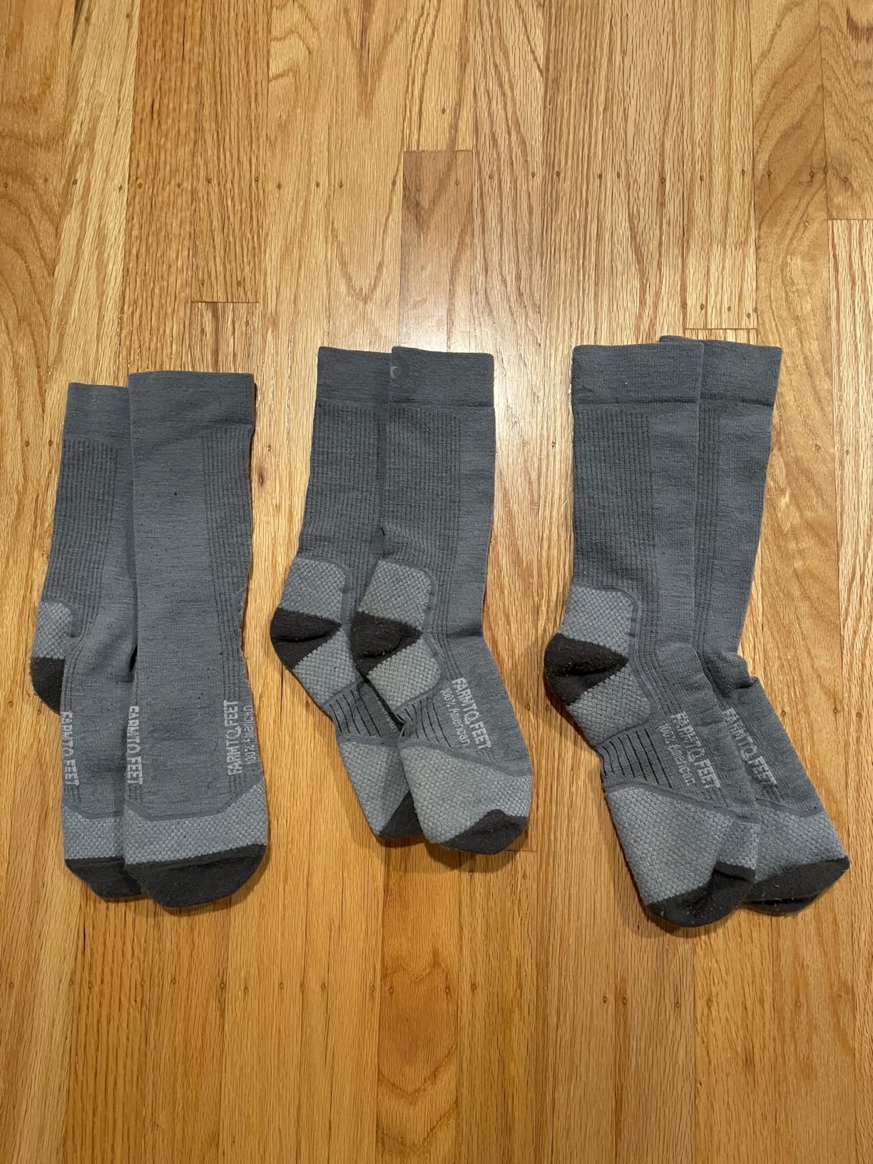 Farm to Feet Damascus Lightweight Crew Merino Wool Socks customer photo 2