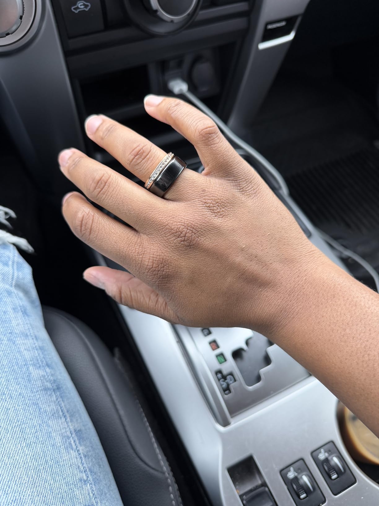COLMI R02 Smart Ring, Smart Ring for Women and Men, with a Charging Case, Supports Heart Rate, Blood Oxygen, Sleep Health Monitoring, No Subscription Fee customer photo 1