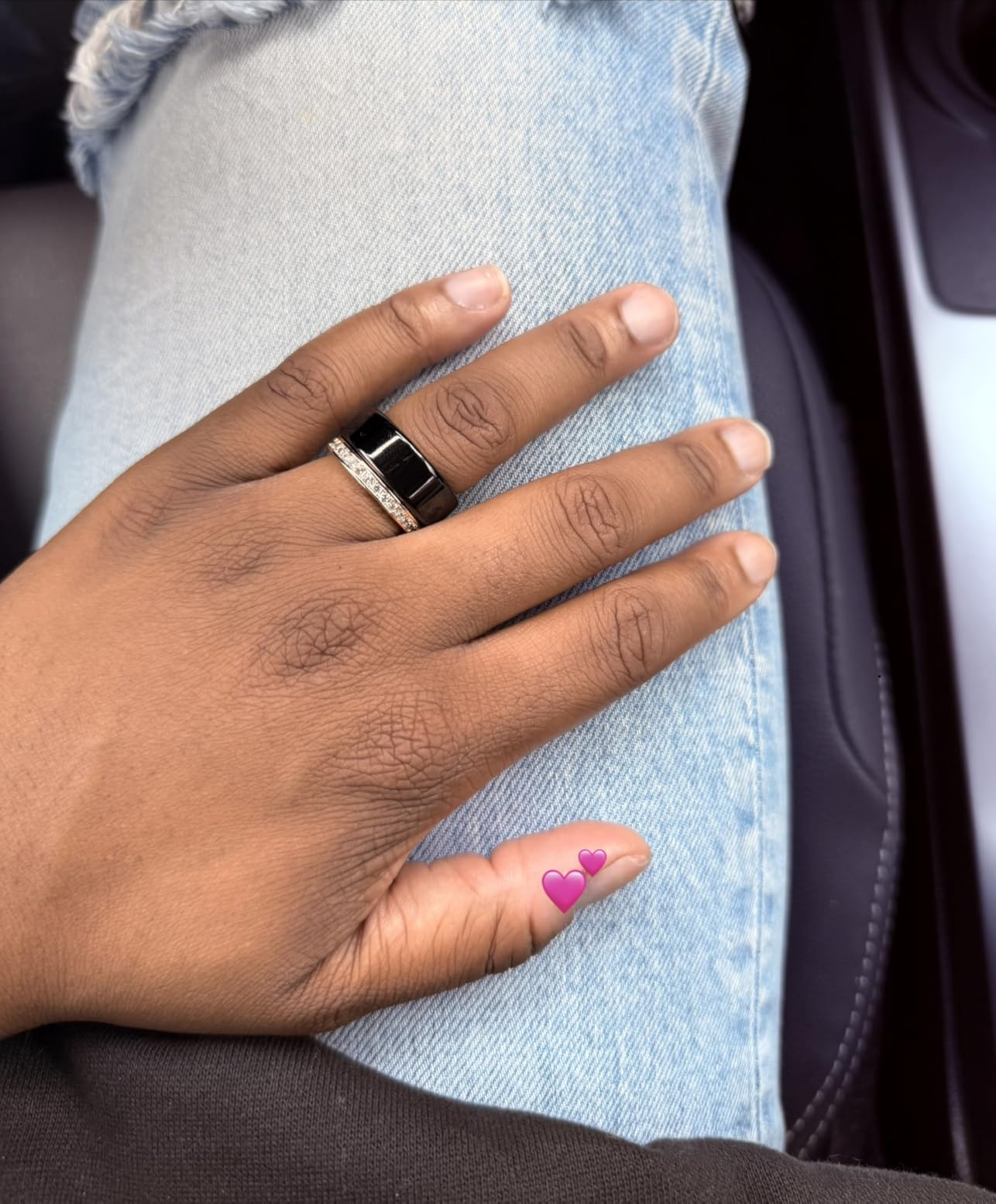 COLMI R02 Smart Ring, Smart Ring for Women and Men, with a Charging Case, Supports Heart Rate, Blood Oxygen, Sleep Health Monitoring, No Subscription Fee customer photo 2