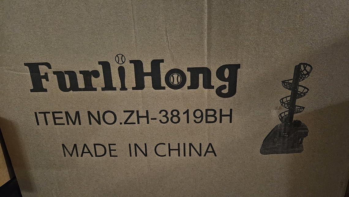 Furlihong 3819BH Portable Tennis Ball Machine - 5 Adjustable Angles, 2 Power Levels, 4 Serve Intervals, Up to 30 MPH, for All Skill Levels Training customer photo 3