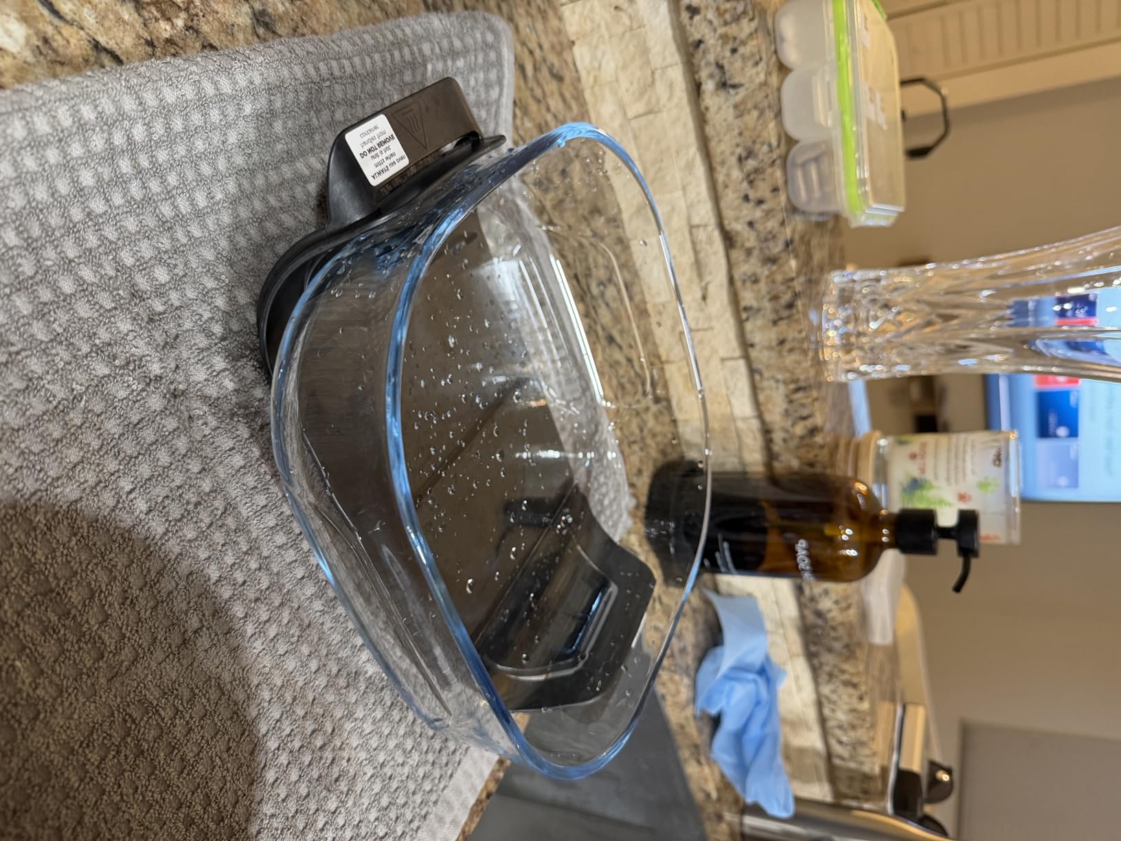 Ninja Crispi Pro 6-in-1 Glass Air Fryer | With Nontoxic, 6qt & 2.5qt Containers & Lids | Microwave, Freezer, Dishwasher Safe | 450F Max Temp | 1800 Watt | Cyberspace | AS101CY customer photo 1