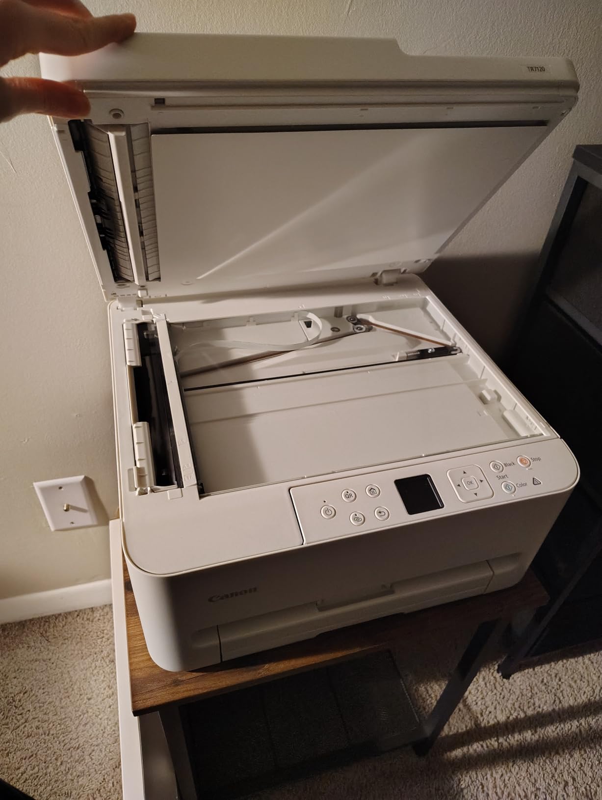 Canon PIXMA TR7120 Wireless Color Inkjet Printer for Duplex Printing, White - Home Printer with Copier/Scanner, Auto Document Feeder, Compact Design, Intuitive Control Panel customer photo 2