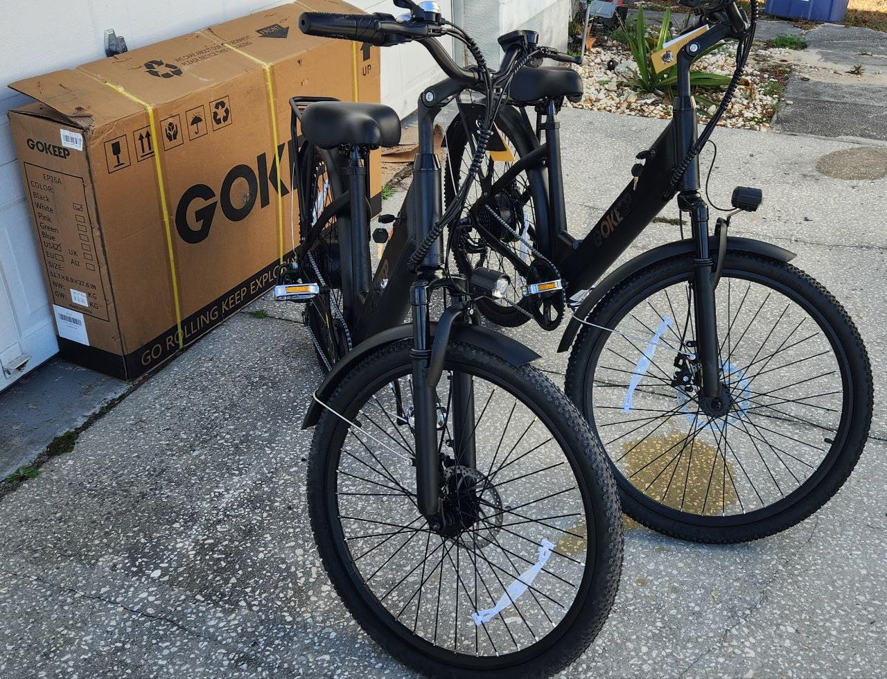 Electric Bike for Adults, 1000W Peak Power, Up to 75 Miles 28MPH, 26