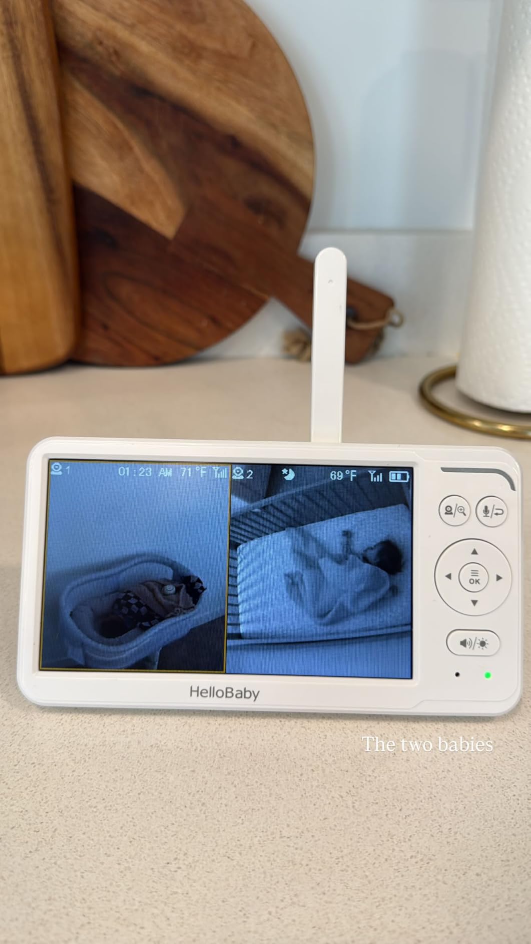HelloBaby Baby Monitor with 2 Cameras, World First 6