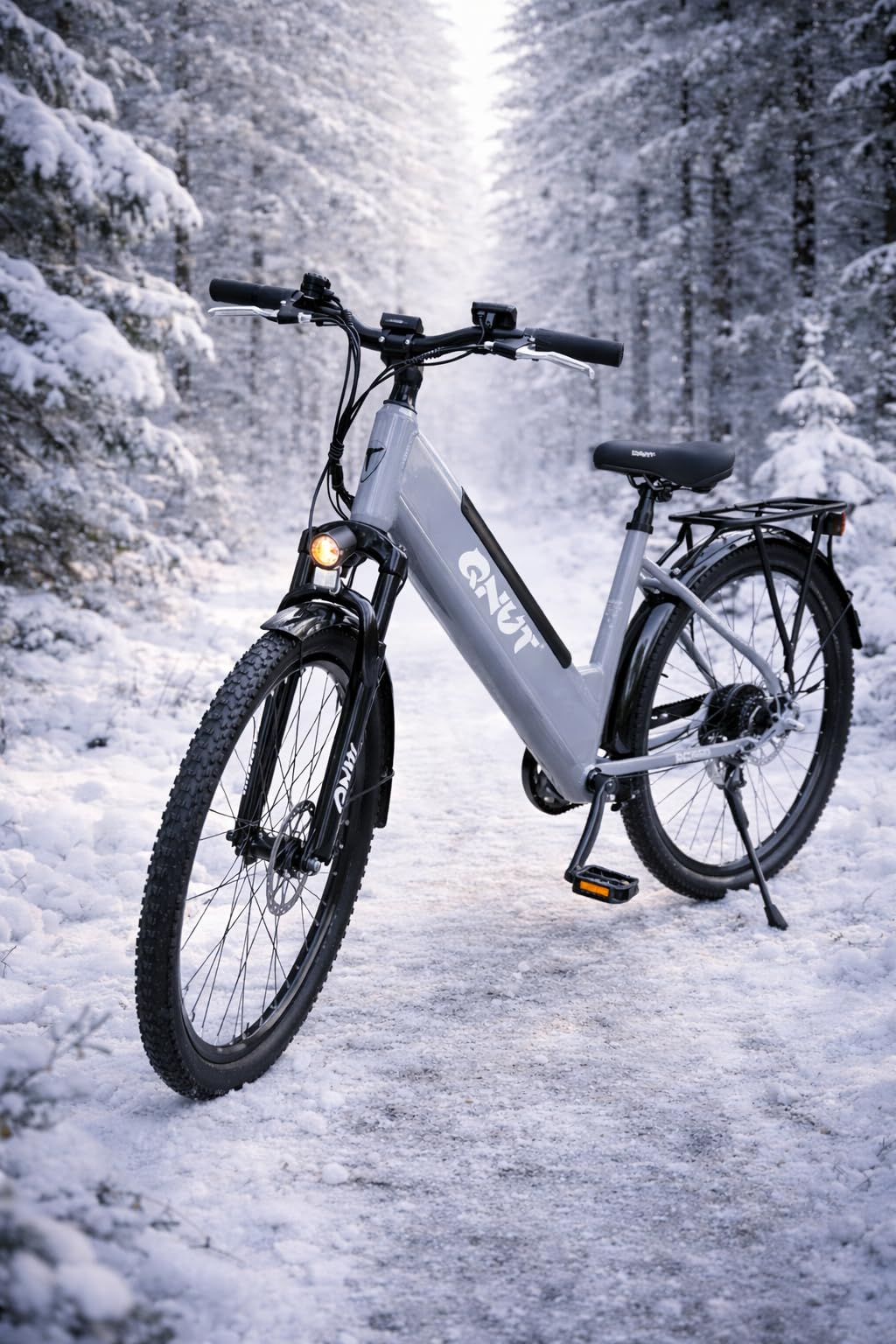 QNUT Electric Bike for Adults, 1200W Peak Commuter Ebike with 48V Built-in Battery 26