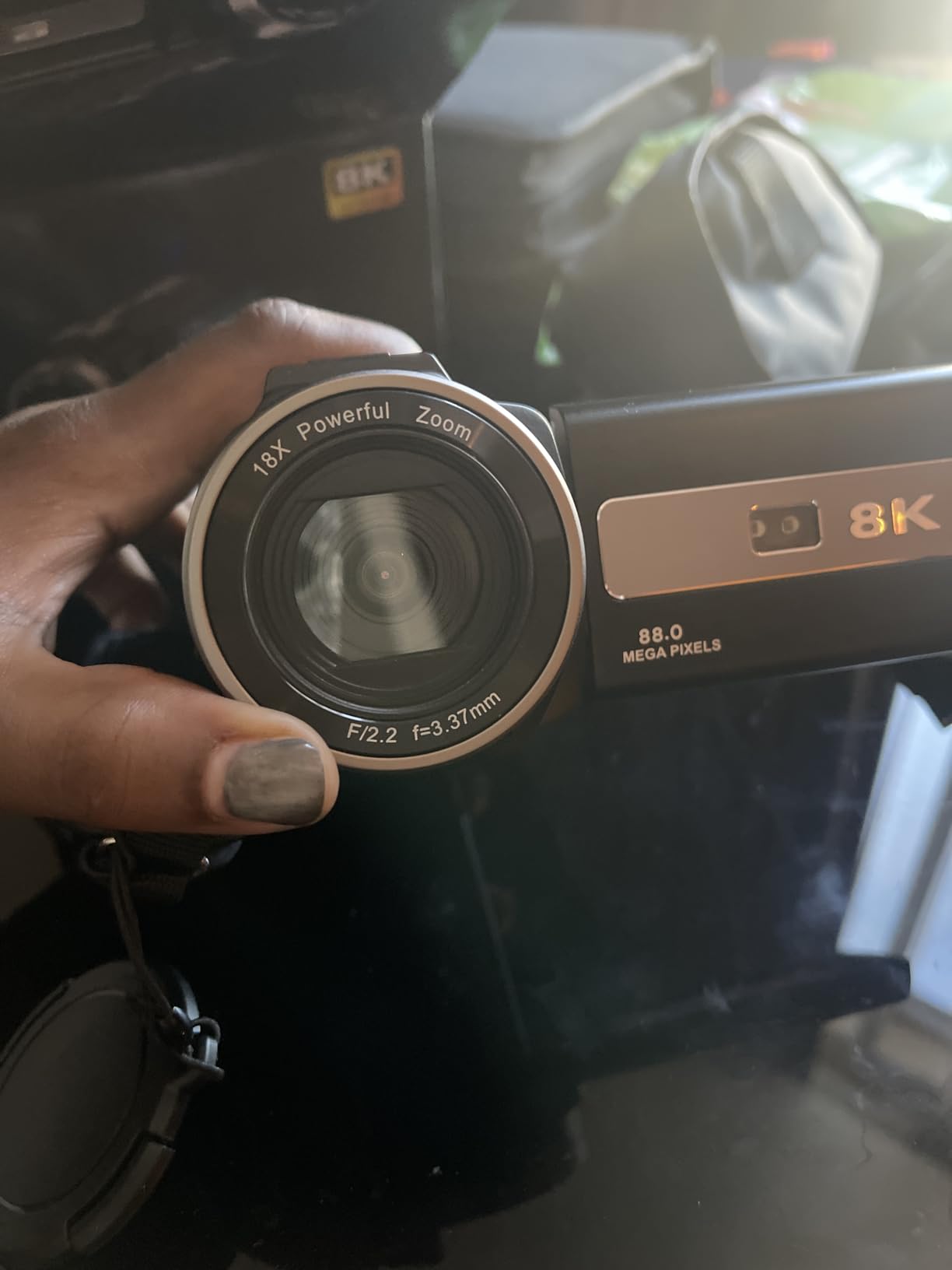 8K Video Camera Camcorder Latest 88MP Ultra HD Video Cameras WiFi Vlogging Camera for YouTube 18X Digital Video Cameras with Microphone 6-Axis Anti-Shake IR Night Vision Video Recorder customer photo 1