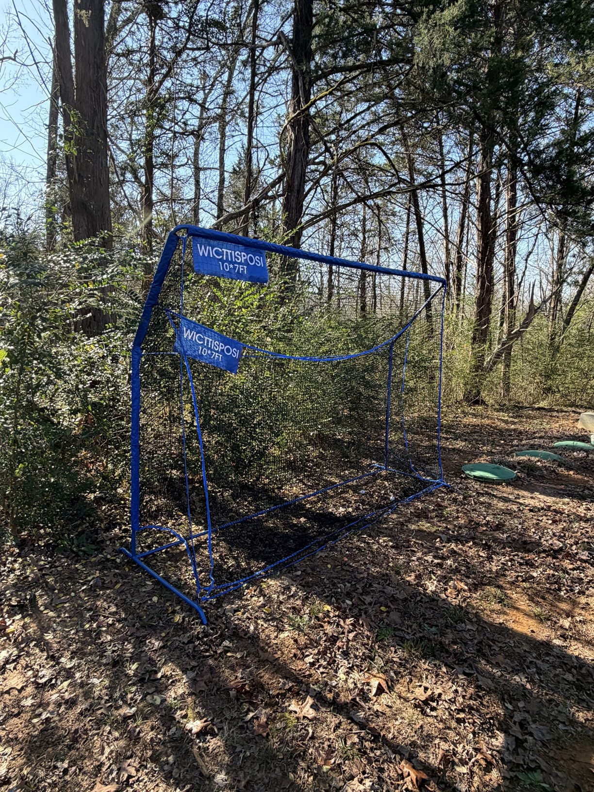 Golf Hitting Net with Extra Striking Net, 12/10/7x7ft Heavy Duty Golf Practice Nets for Golfers Backyard Driving Swing, Golf Impact Cage Metal Frame with Storage Bag& Elevated Base, Indoor Outdoor Use customer photo 2