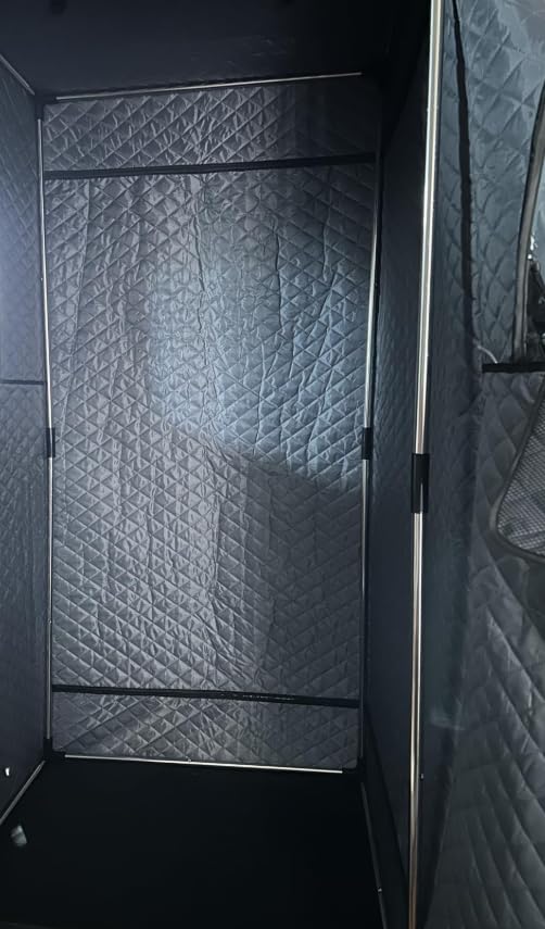 KASUE Portable Steam Sauna Tent for Home, Infrared Sauna with 3L Steamer, 9 Temp Levels & 99 Min Timer, 5-Layer Waterproof Insulated, Folding Chair Included, Indoor Spa (Light Black) customer photo 2