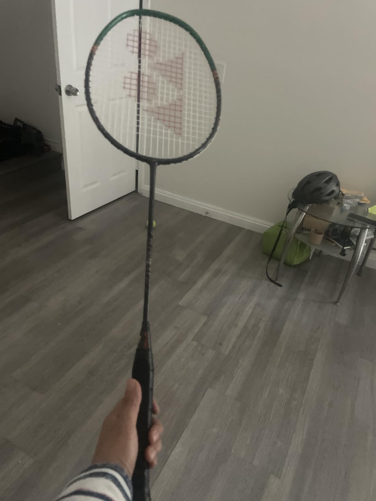 YONEX Badminton Racquets ASTROX 99 Play (Black/Green)|2G Namd Flex Force |Lightweight END Cap|Concentrated Sweet SPOT for Power|Shot Information Connector |4U G5| customer photo 1