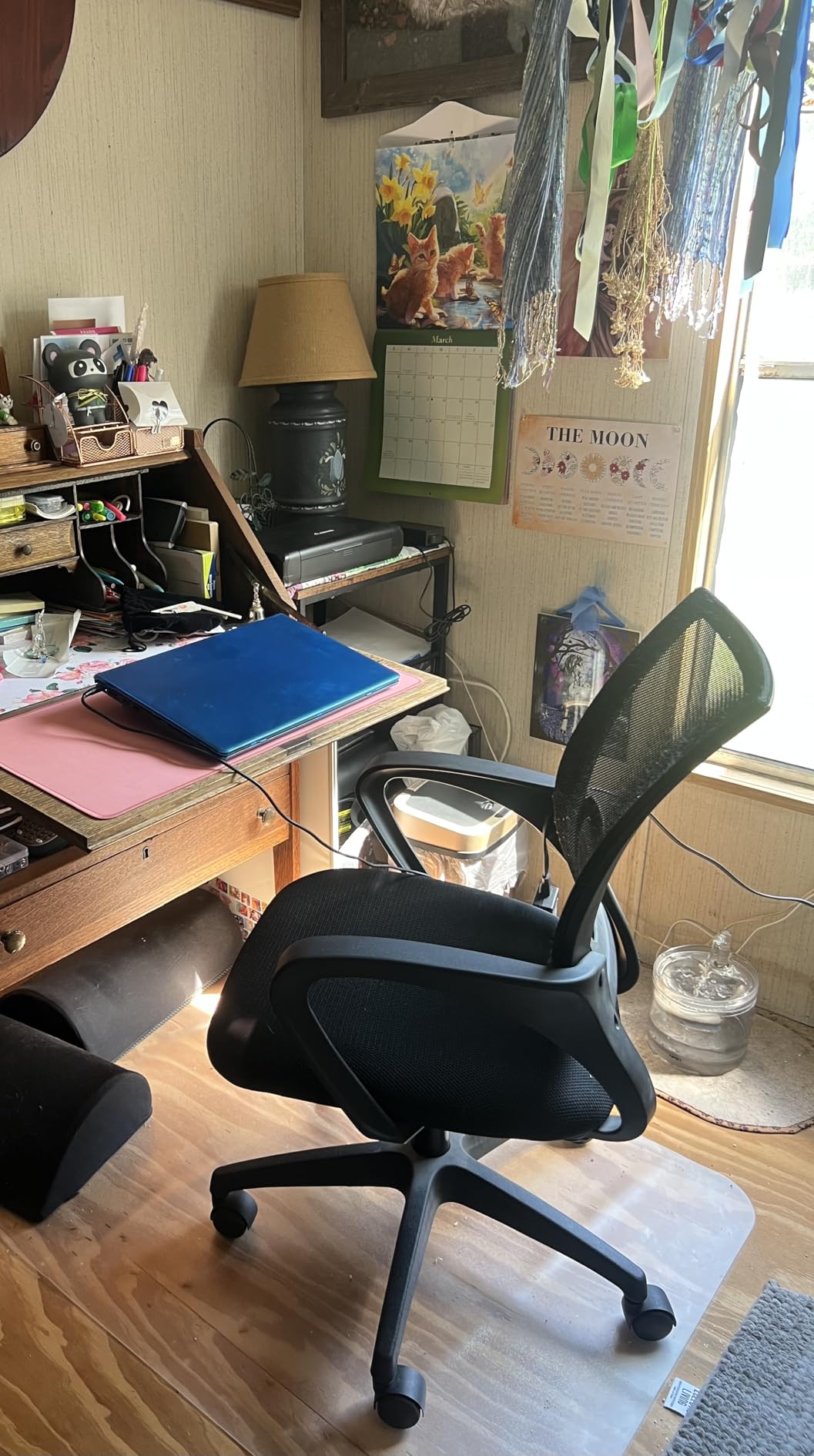 BestOffice Ergonomic Office Chair Mid-Back Swivel Desk Chair Breathable Backrest & Lumbar Support customer photo 2