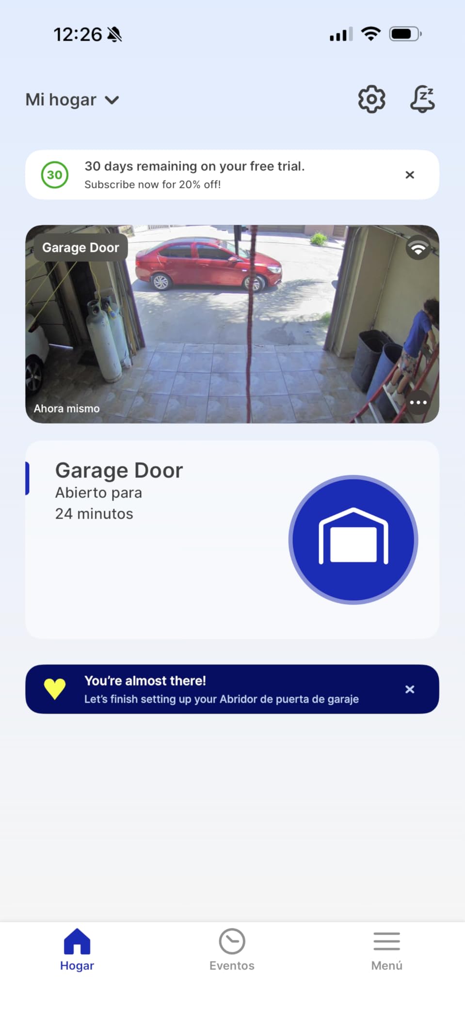Chamberlain Garage Door Opener 3/4 HP Belt Drive myQ Garage Door Opener with Fixed Camera, Battery Backup, 2-Bulb LED Lighting customer photo 2