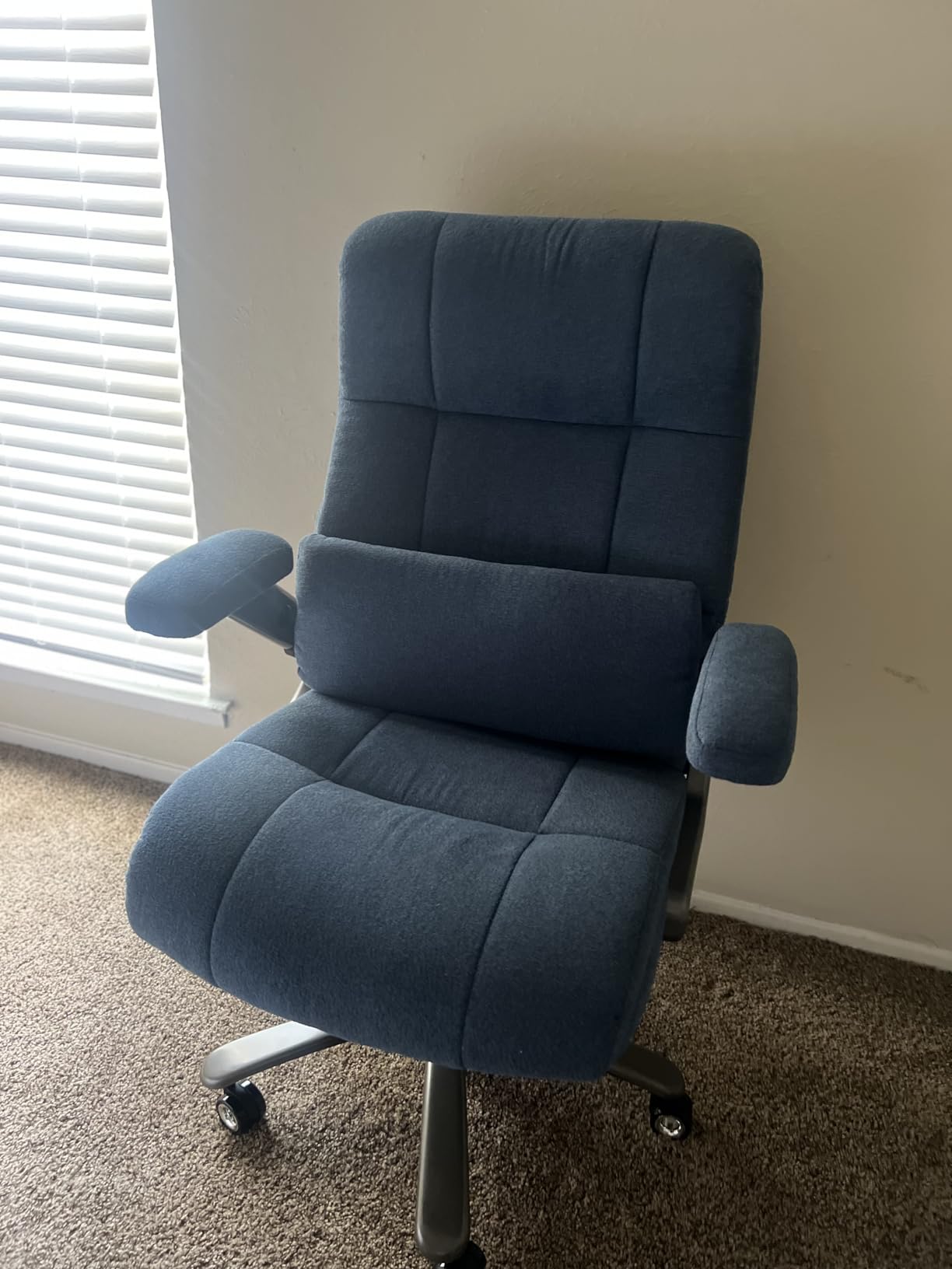 500lbs 3D Kneading Massage Office Chair with FootRest, Big and Tall Ergonomic Reclining Computer Gaming Chair, Padded Linkage Armrests, Heavy Duty Metal Base Executive Office Chair customer photo 1