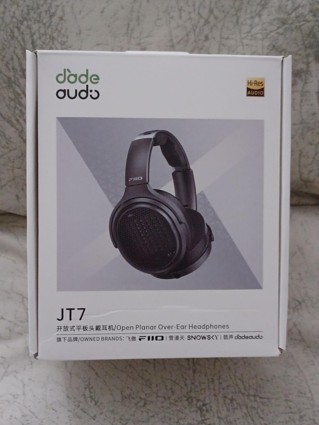 FiiO JT7 Over-Ear Planar Magnetic Headphones, 95x86mm Planar Driver, Foldable Lightweight Design customer photo 1