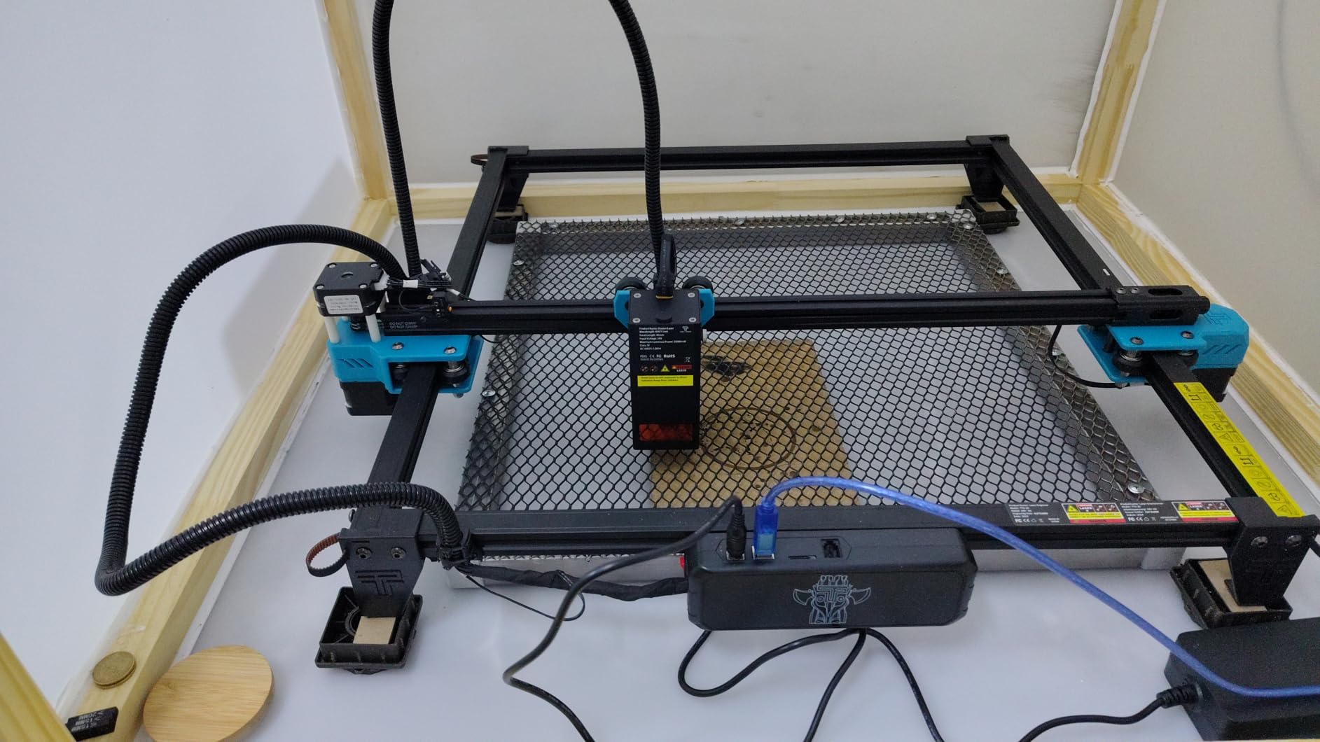 Twotrees TTS-10 Pro Laser Engraver, 10000mW High Precision Laser Engraving Machine, Laser Cutter, 30000mm/min Speed, 0.069mm Laser Spot Engraver Machine for DIY, Wood, Metal, Acrylic, Glass, Stainless Steel customer photo 1