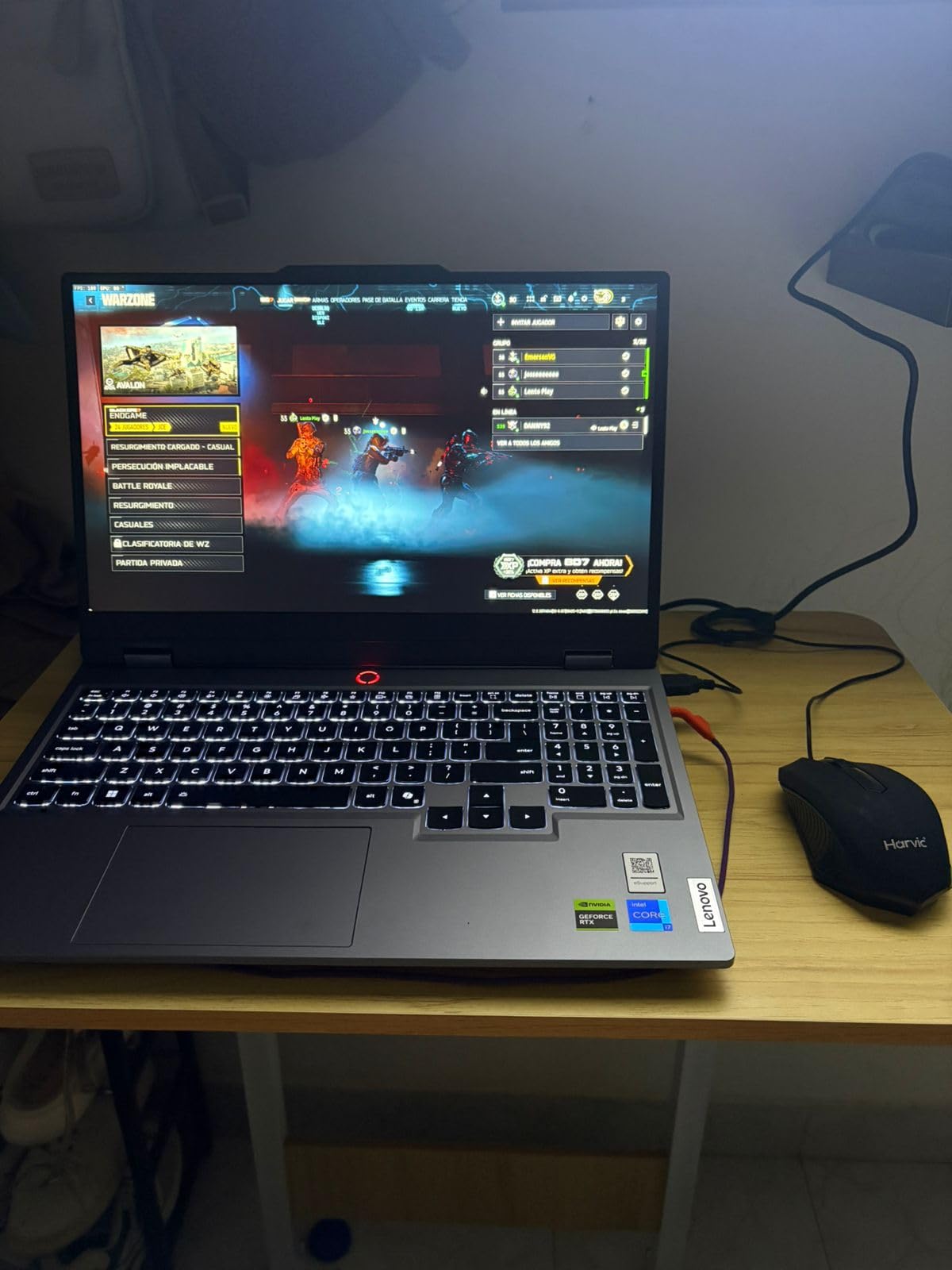 Lenovo Legion LOQ AI-Powered Gaming Laptop - Intel Core i7-13650HX - 15.6