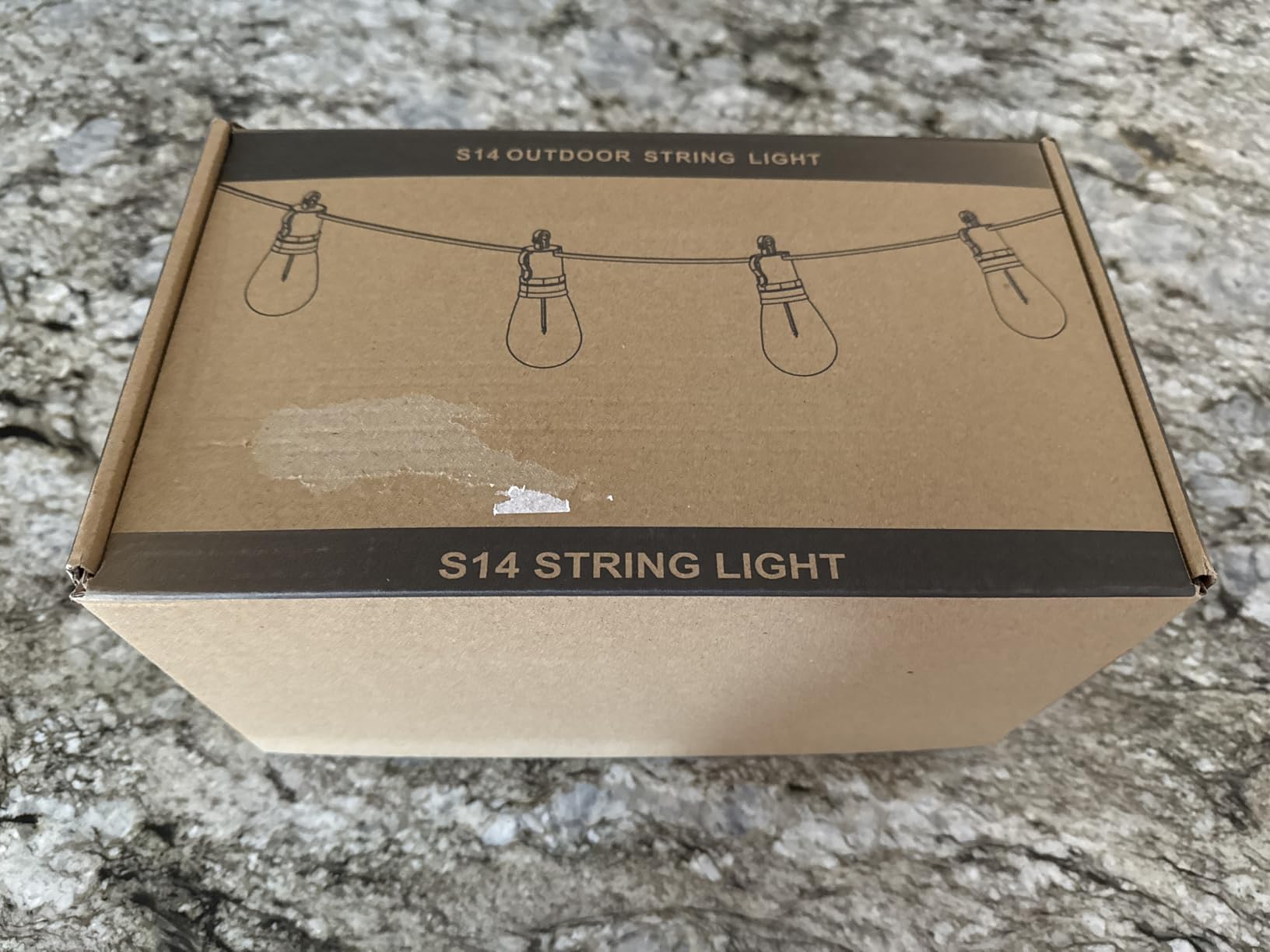 Outdoor String Lights LED Patio-Light - 100Ft Outside Waterproof Dimmable Porch Lights with Remote Shatterproof S14 Bulbs Outside Hanging Light Connectable Lighting customer photo 1