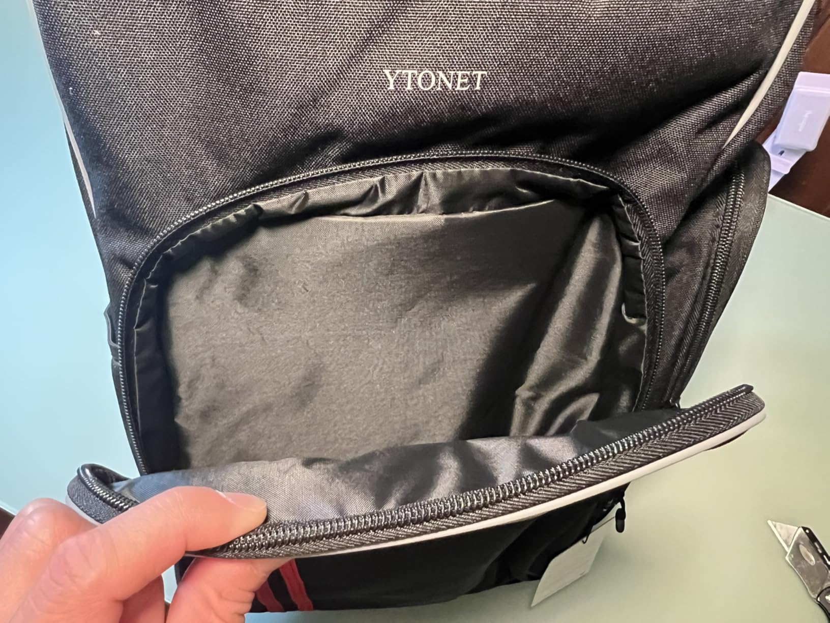 Ytonet Pickleball Bags for Men, Pickleball Paddle Backpack with Shoe Compartment and Fence Hook, Fits 4+ Paddles, Ideal Accessories & Gifts, Black customer photo 1