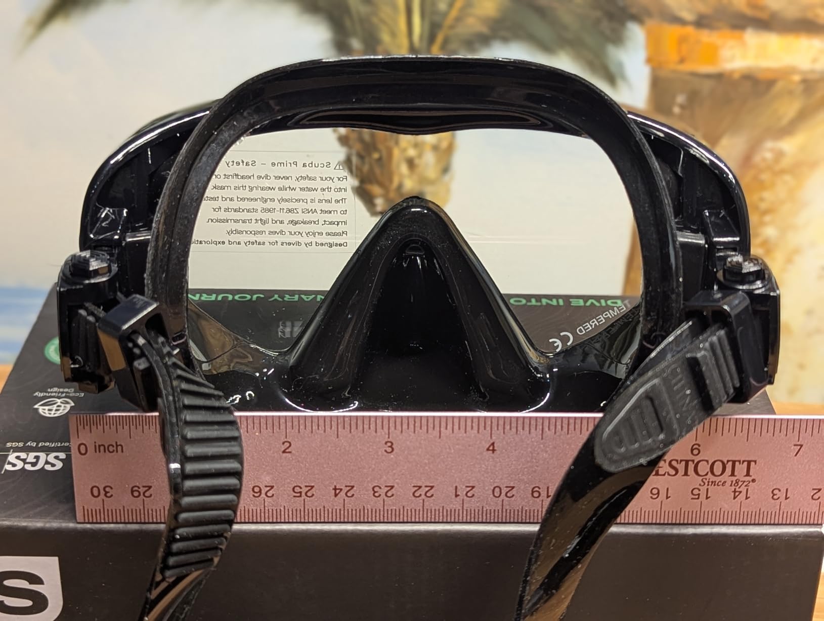 Pano 3 180 Panoramic Dive Mask, Three-Window Tempered Glass Scuba Mask with Dry Top Snorkel, Dual-Layer Silicone Skirt Anti-Leak Diving Gear customer photo 1