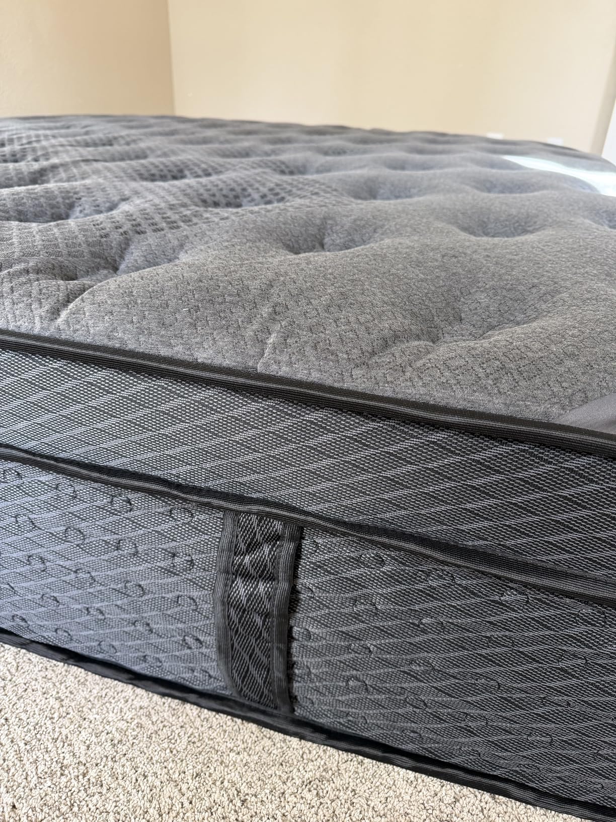 King Size Mattress (High-End Upgraded) Hotel-Level Luxury 14 Inch Hybrid King Mattress In A Box, Cooling-Gel Memory Foam & Pocket Springs, Back Pain, Extra Edge Support, 365-Night Trial, Medium Firm customer photo 1