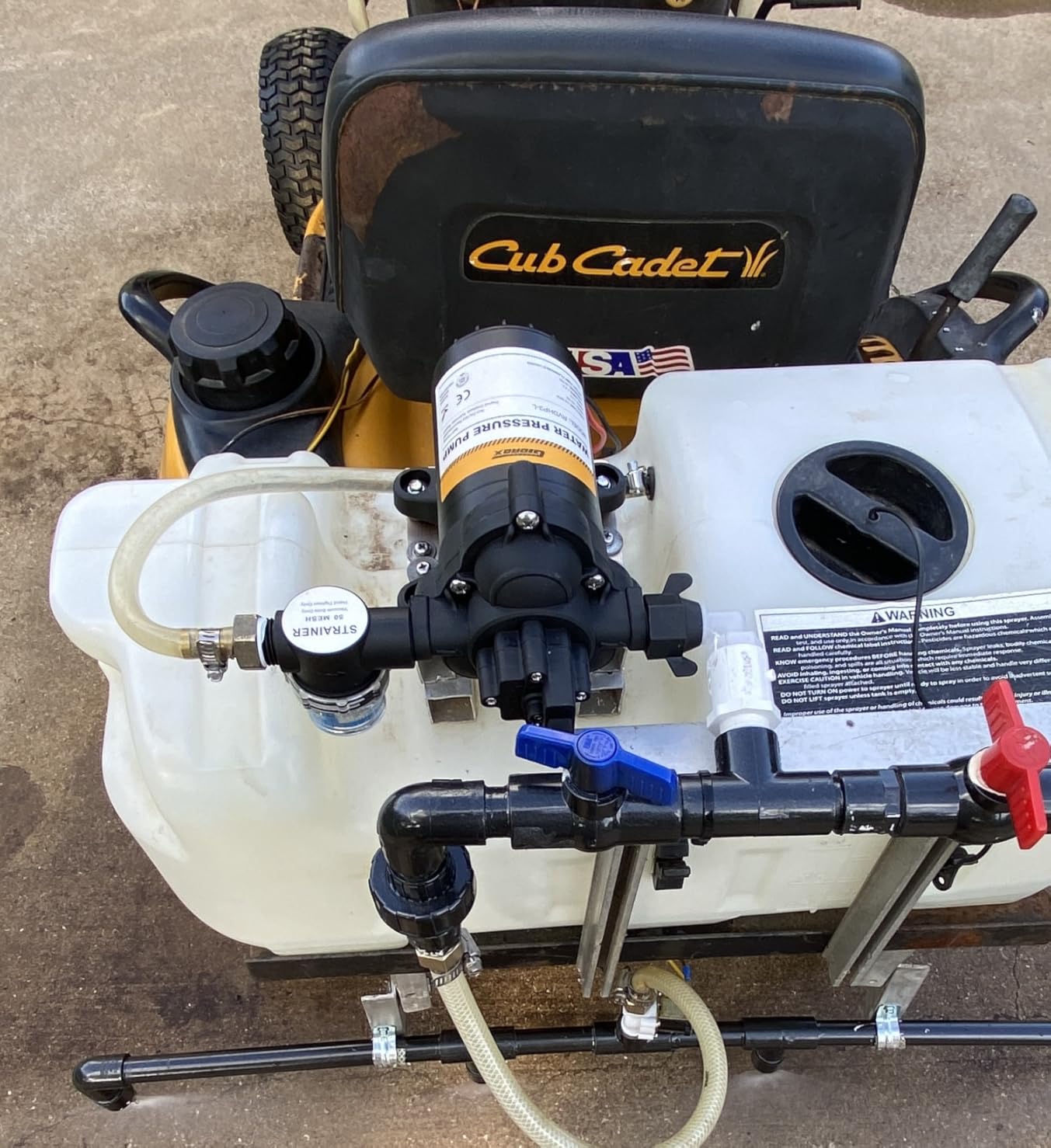 12V RV Water Pump, 4.0 GPM 45 PSI Diaphragm Pump, 12Volt Quiet Fresh Water Pump with Pressure Switch, Self Priming Pressure Pumps for RV Camper Boat Marine Food Truck customer photo 1