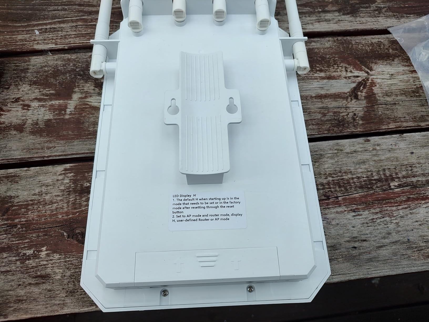 2026 AC1200 Outdoor WiFi Extender, Long Range Outdoor WiFi Extender Signal Booster, IP65 Weatherproof Outdoor Wireless Access Point with PoE, Gigabit Ports for Garage, Farm, Yard, RV, Dock, Starlink customer photo 2