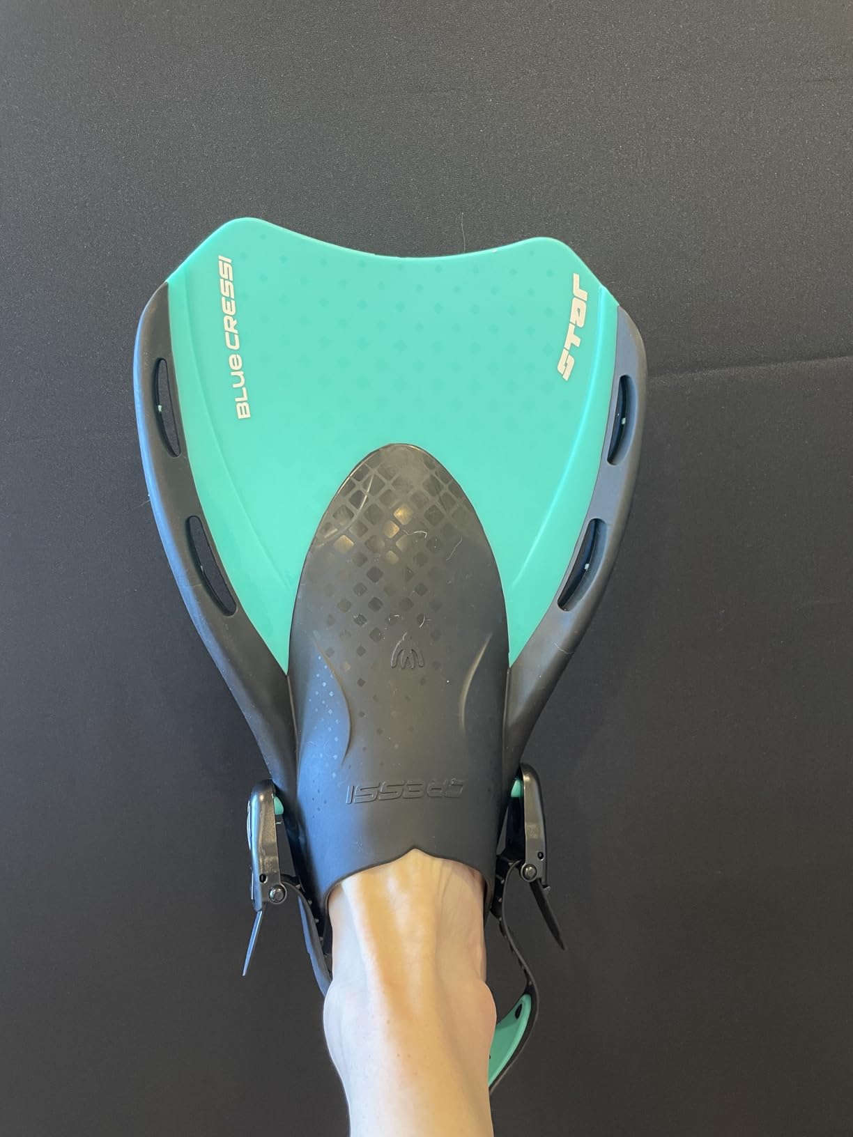 Cressi Star Short Adjustable Open Heel Fins - Light for Travel, Robust and Durable Design - Designed in Italy customer photo 1